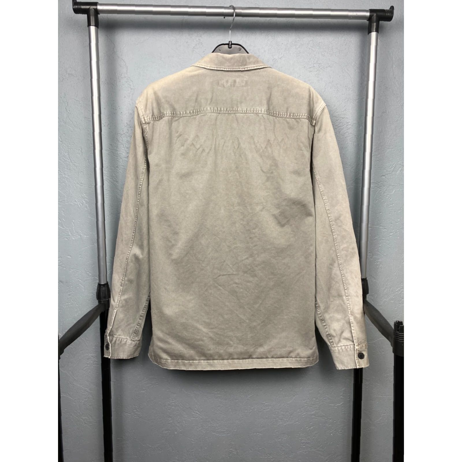 Allsaints AllSaints Firebase Shirt Jacket XL Gray Mens Windbreaker Overshirt Shirt Jacket XL Gray Size US XL / EU 56 / 4 - 5 Thumbnail
