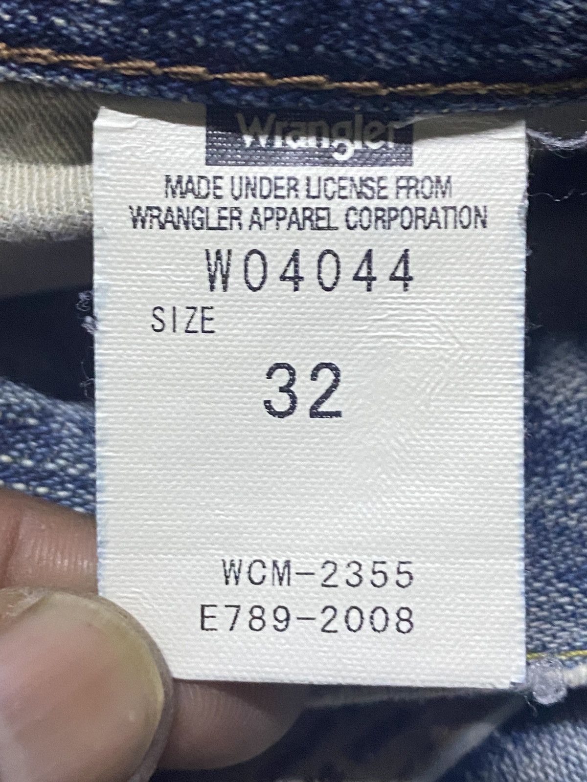 Wrangler Vintage Wrangler Faded Mud Wash Distressed Straight Jeans Size US 32 / EU 48 - 20 Thumbnail