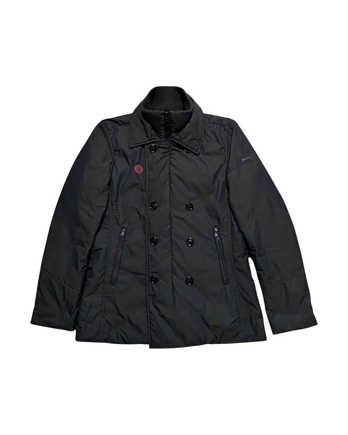 Hackett Hackett London Khaki Double-breasted Shimmer Down TrenchCoat Size M / US 6-8 / IT 42-44 - 1 Thumbnail