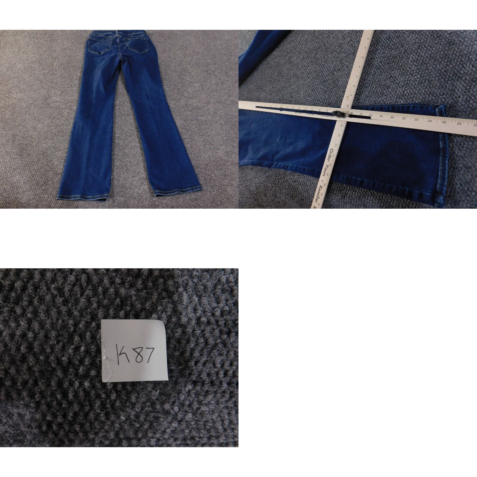 NYDJ NYDJ Jeans Barbara Bootcut Petite 6P Blue Denim Shaping Stretch 5-Pocket Regular Inseam 30in Womens Size 28" / US 6 / IT 42 - 8 Thumbnail