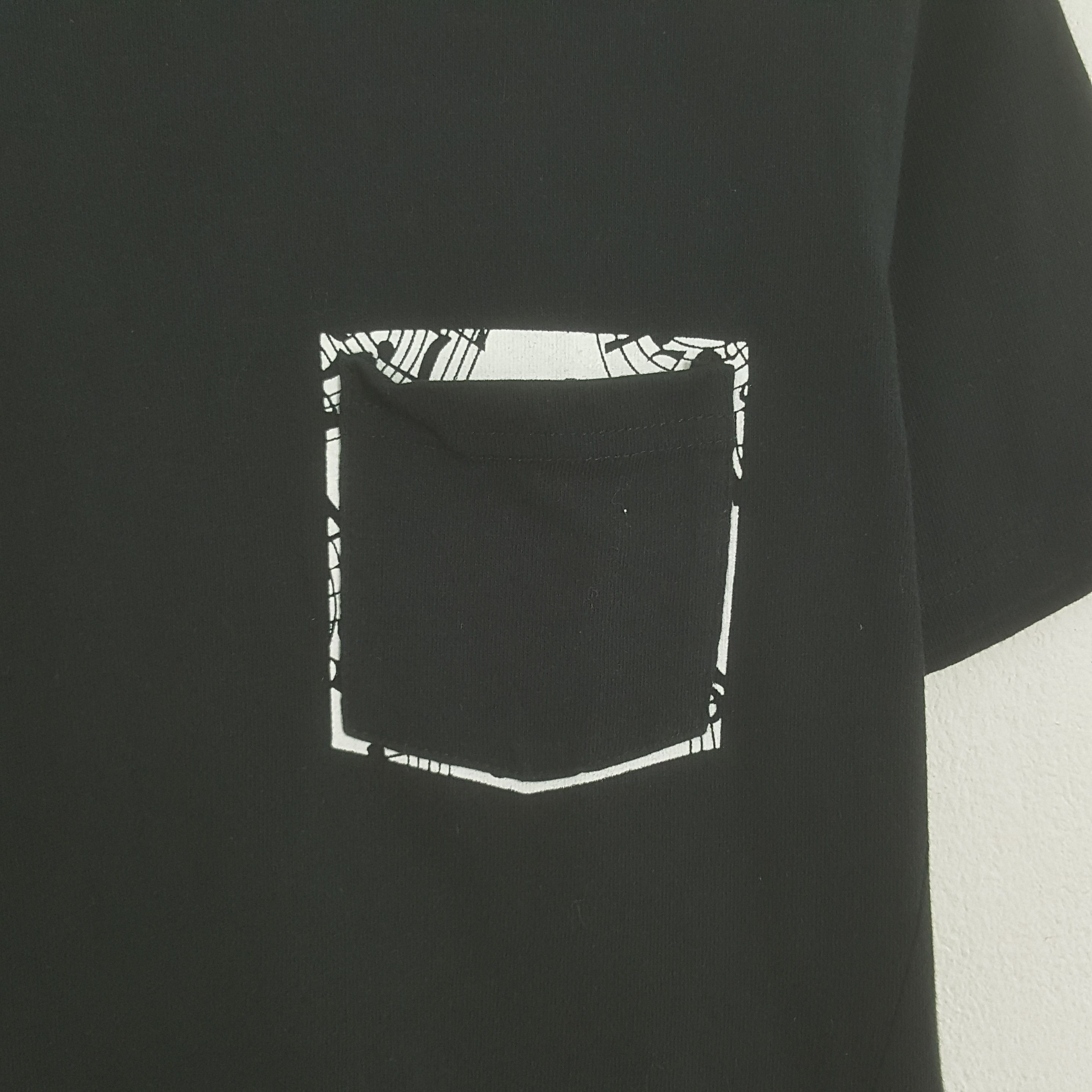 Japanese Brand × Number (N)ine × Vintage Vintage Number (N)ine Custom Art Single Pocket Tshirt Size US S / EU 44-46 / 1 - 2 Thumbnail