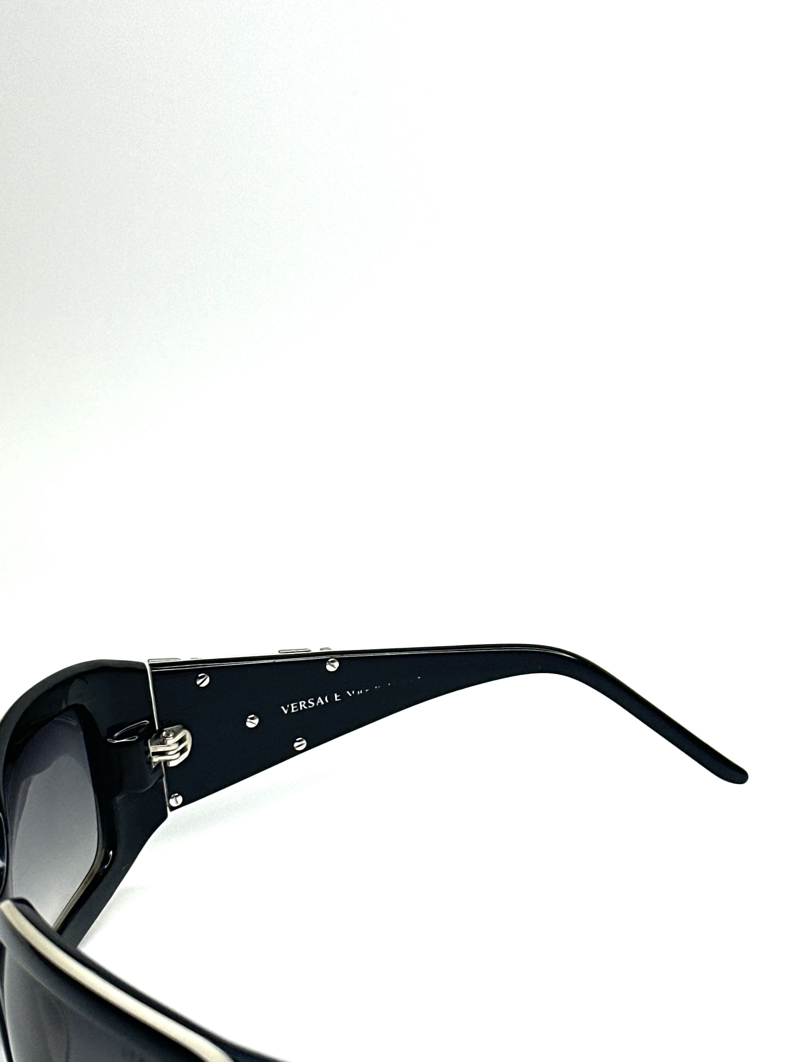 Versace Versace Barocco Rhinestones Swarovski Vintage Sunglasses Size ONE SIZE - 8 Thumbnail