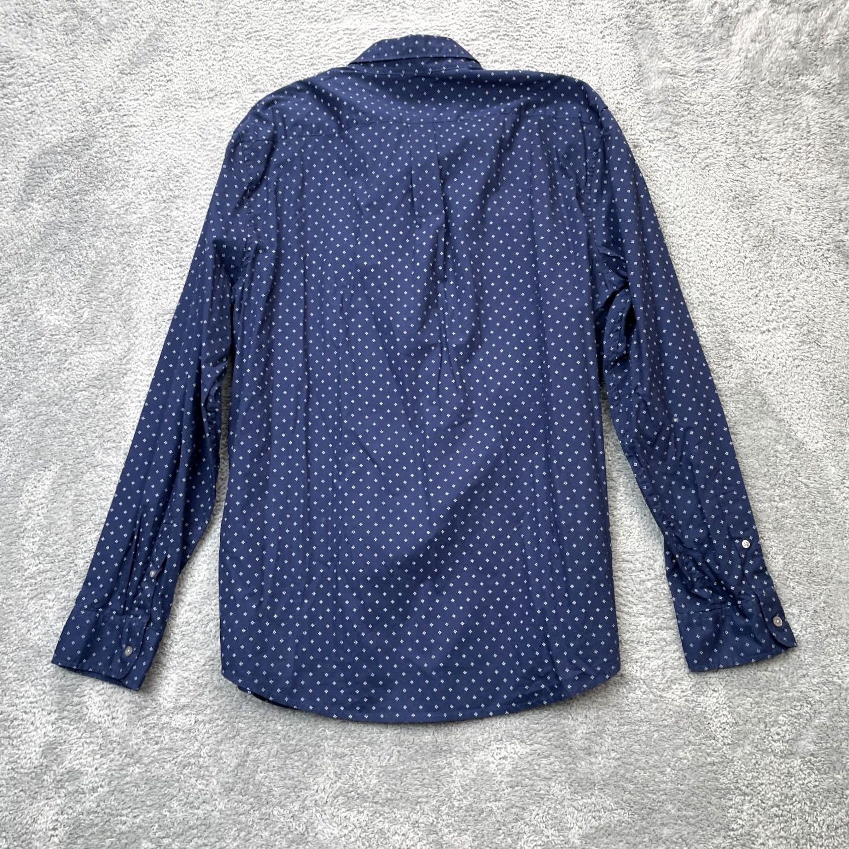 Gap Gap Shirt Mens XL Blue Slim Button-Down Cotton Casual Shirt Size US XL / EU 56 / 4 - 2 Thumbnail
