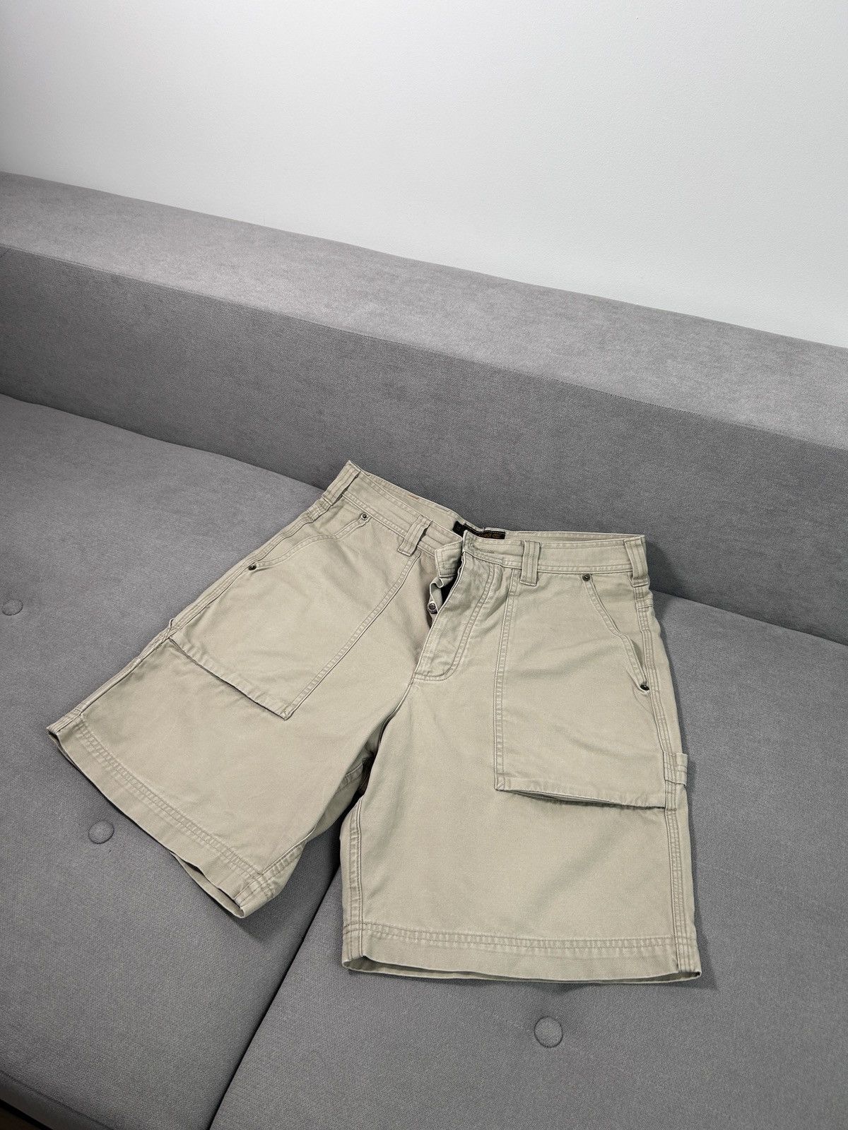 Timberland × Vintage TIMBERLAND CARGO VINTAGE SHORTS MADE IN HONG KONG Size US 31 - 1 Thumbnail