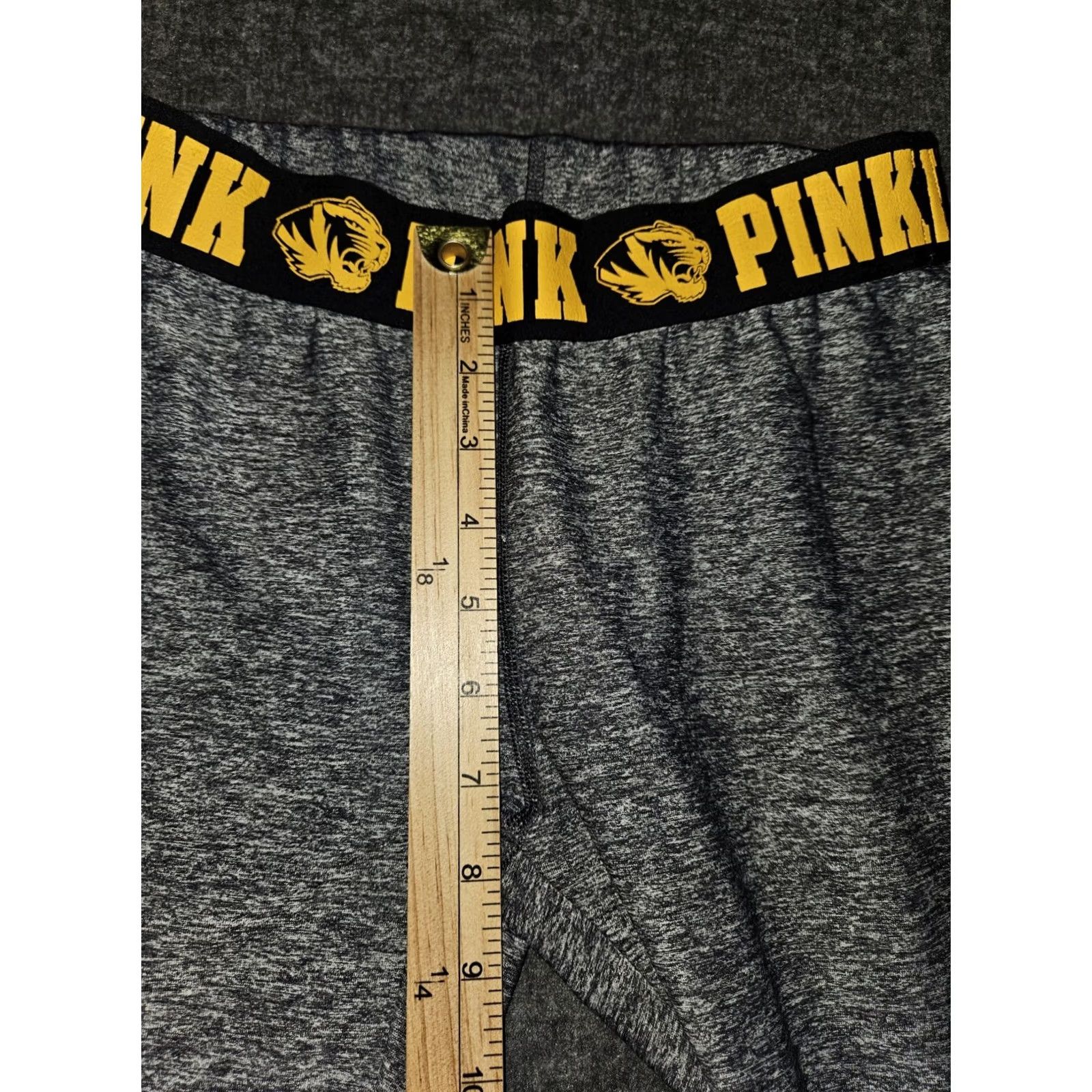 Victoria's Secret Pink Victoria'S Secret Leggings Womens XS Missouri Tigers Gray Active Yoga Size 26" / US 2 / IT 38 - 4 Thumbnail