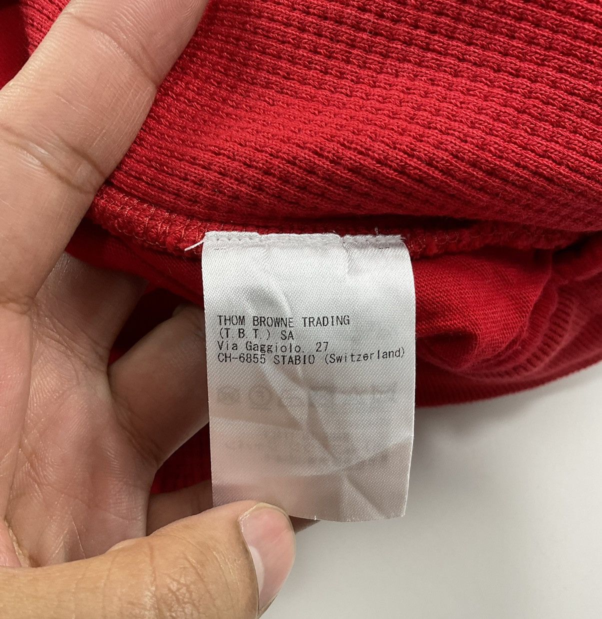 Thom Browne Thom Browne Red Compact Waffle 4-Bar Sweatshort Size US 32 / EU 48 - 12 Thumbnail