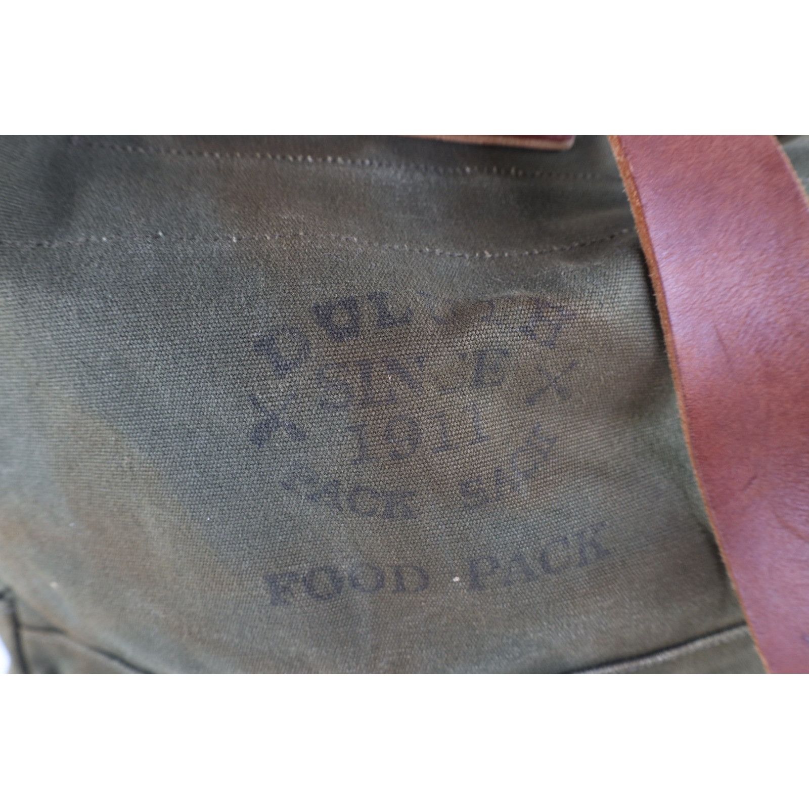 Duluth Pack Vintage Duluth Pack Canvas Leather Safford Food Pack Bag Size ONE SIZE - 8 Thumbnail