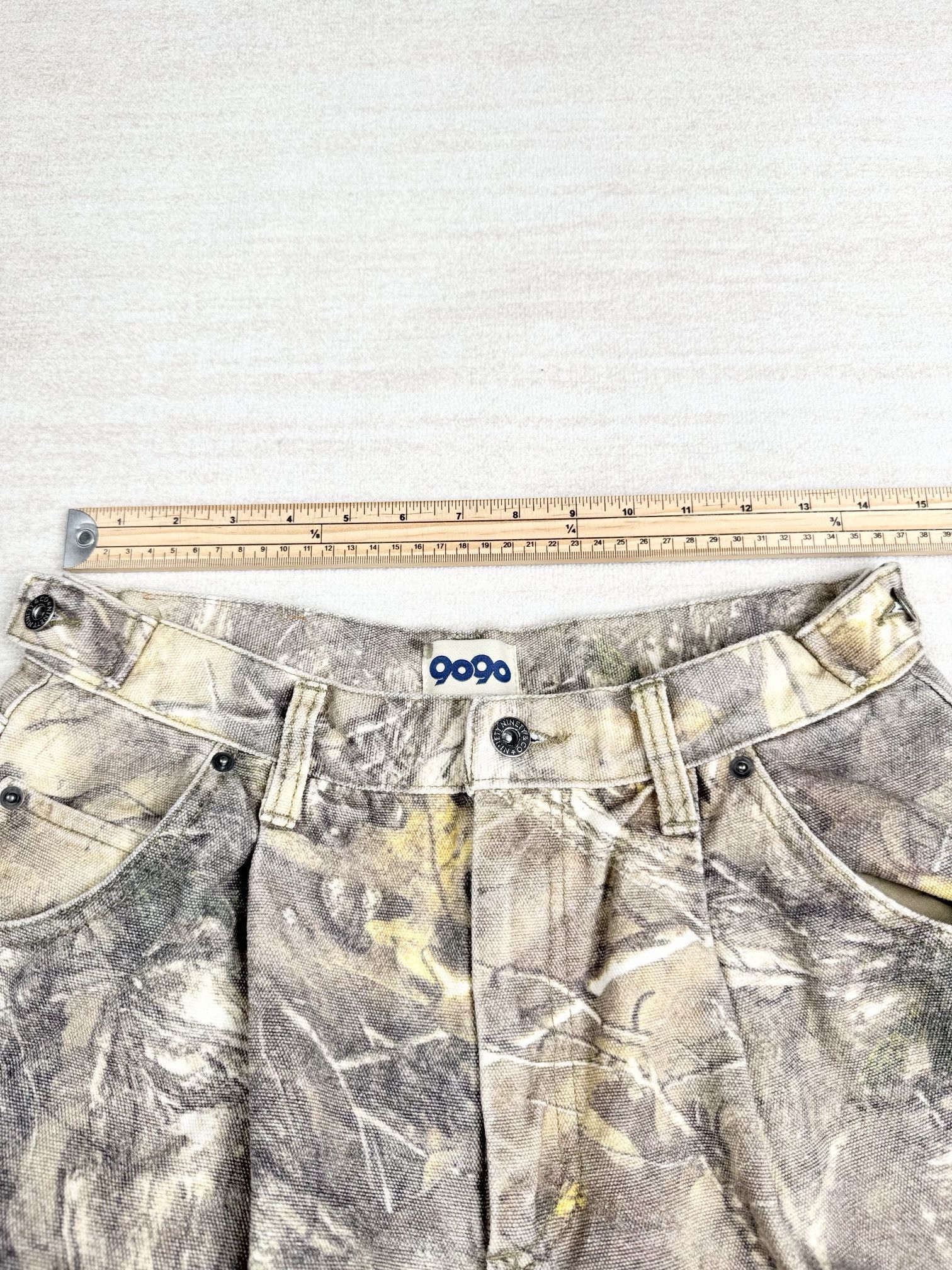 Japanese Brand 9090 tree camo baggy jean Size US 31 - 9 Thumbnail