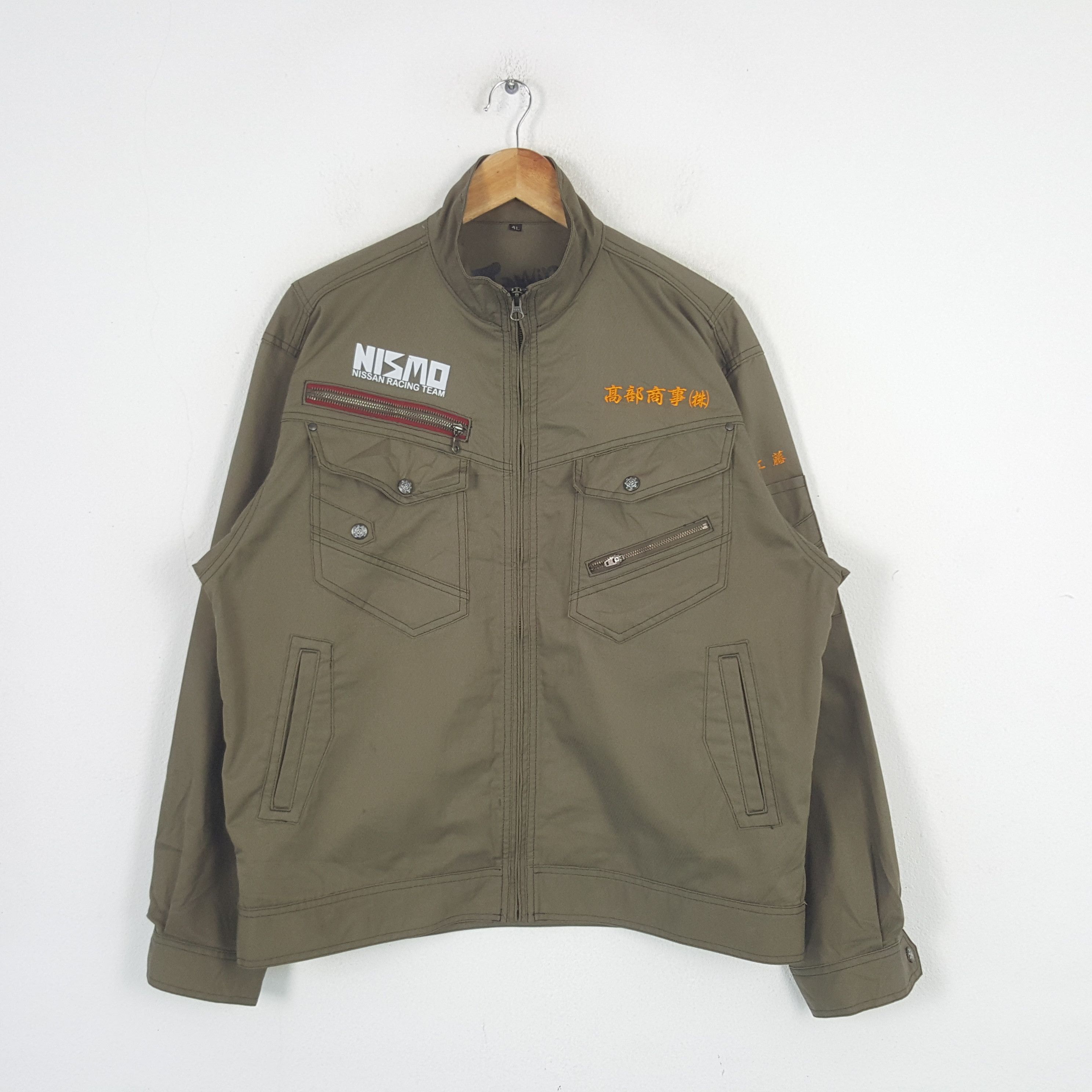 Japanese Brand × Vintage Vintage Nismo Nissan Japan Racing Team Custom Jacket C283N19 Size US XL / EU 56 / 4 - 3 Thumbnail