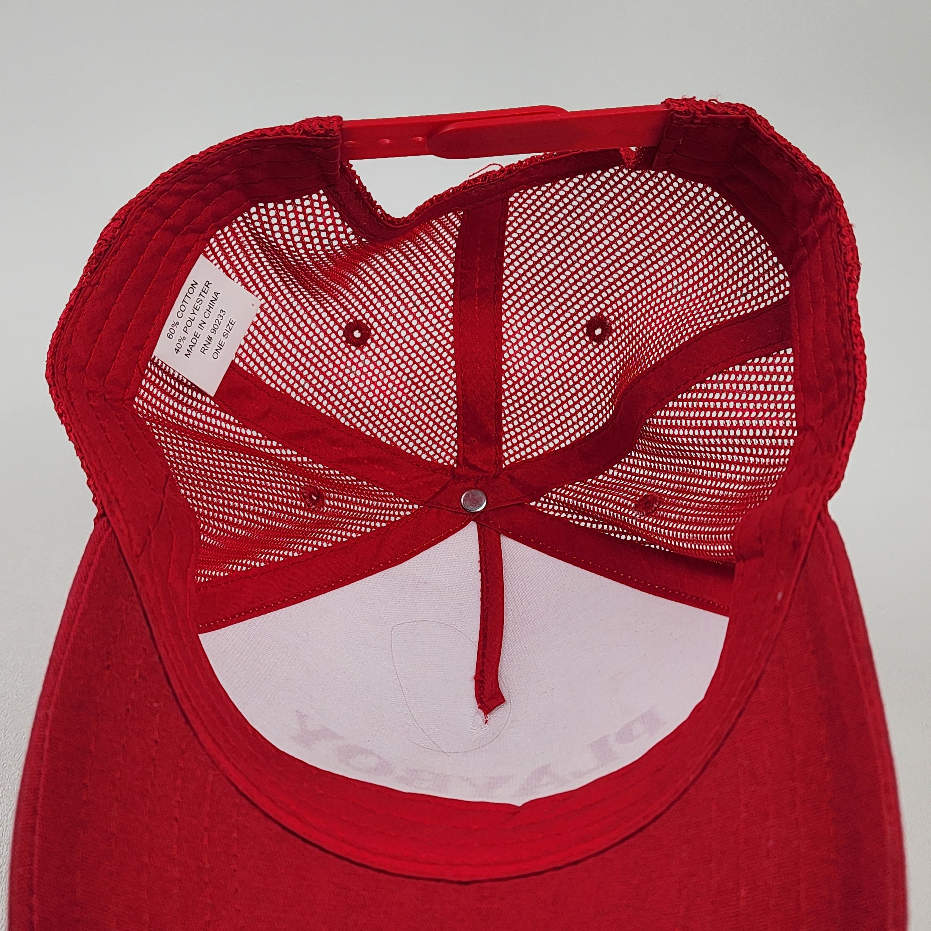 Playboy Playboy Lover’s Only Trucker Hat Y2K Red White Snapback Size ONE SIZE - 8 Thumbnail