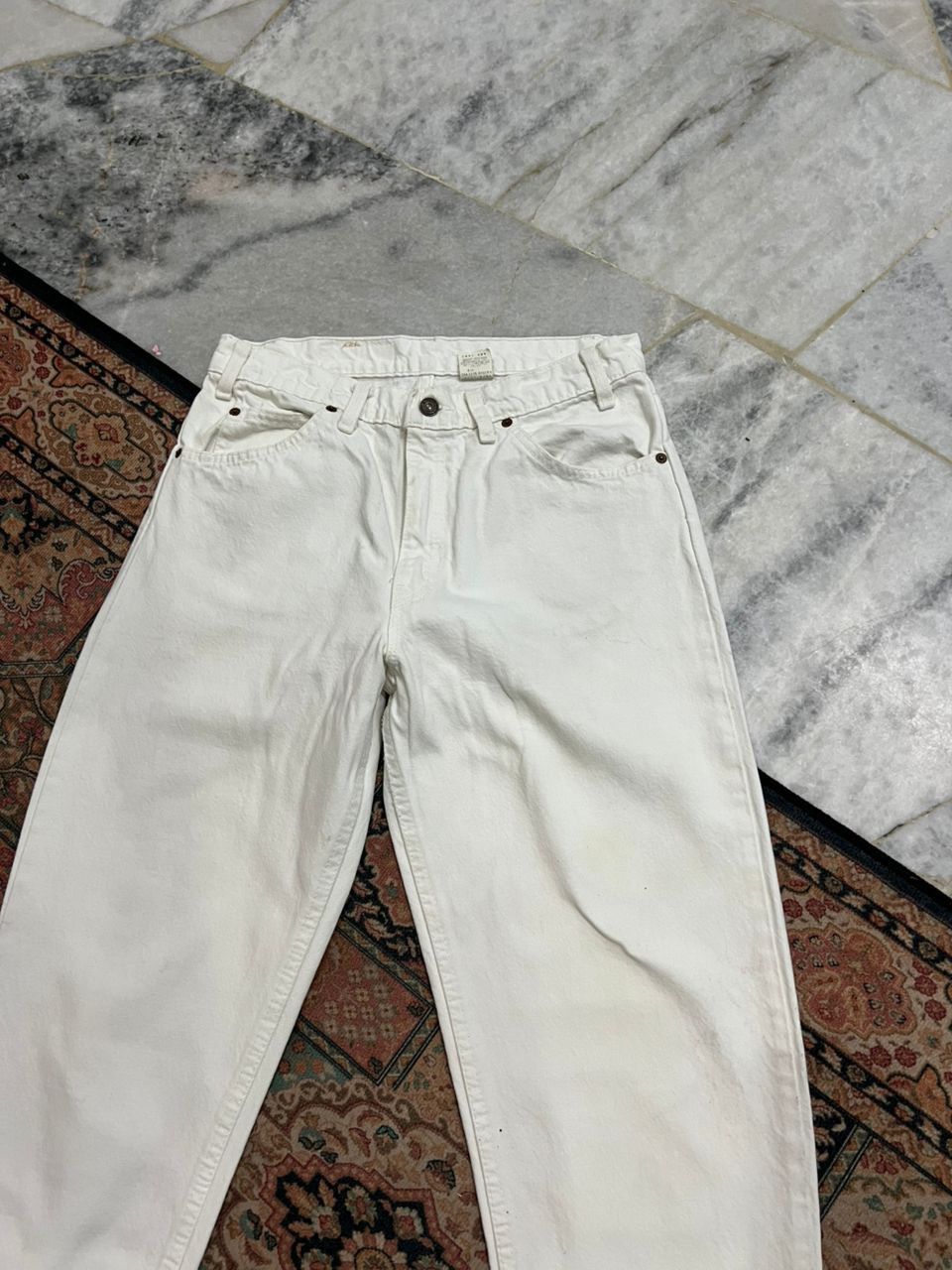 Levi's Vintage 1990’s Levis 550 White Size US 31 - 3 Thumbnail