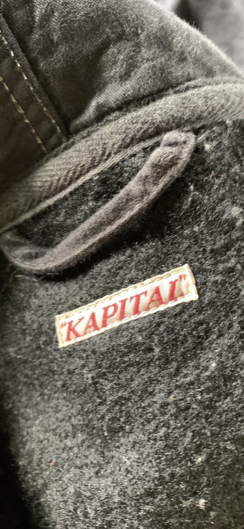 Kapital KAPITAL Japan Katsuragi Cotton Ring Coat Jacket Faded Black Size US M / EU 48-50 / 2 - 5 Thumbnail