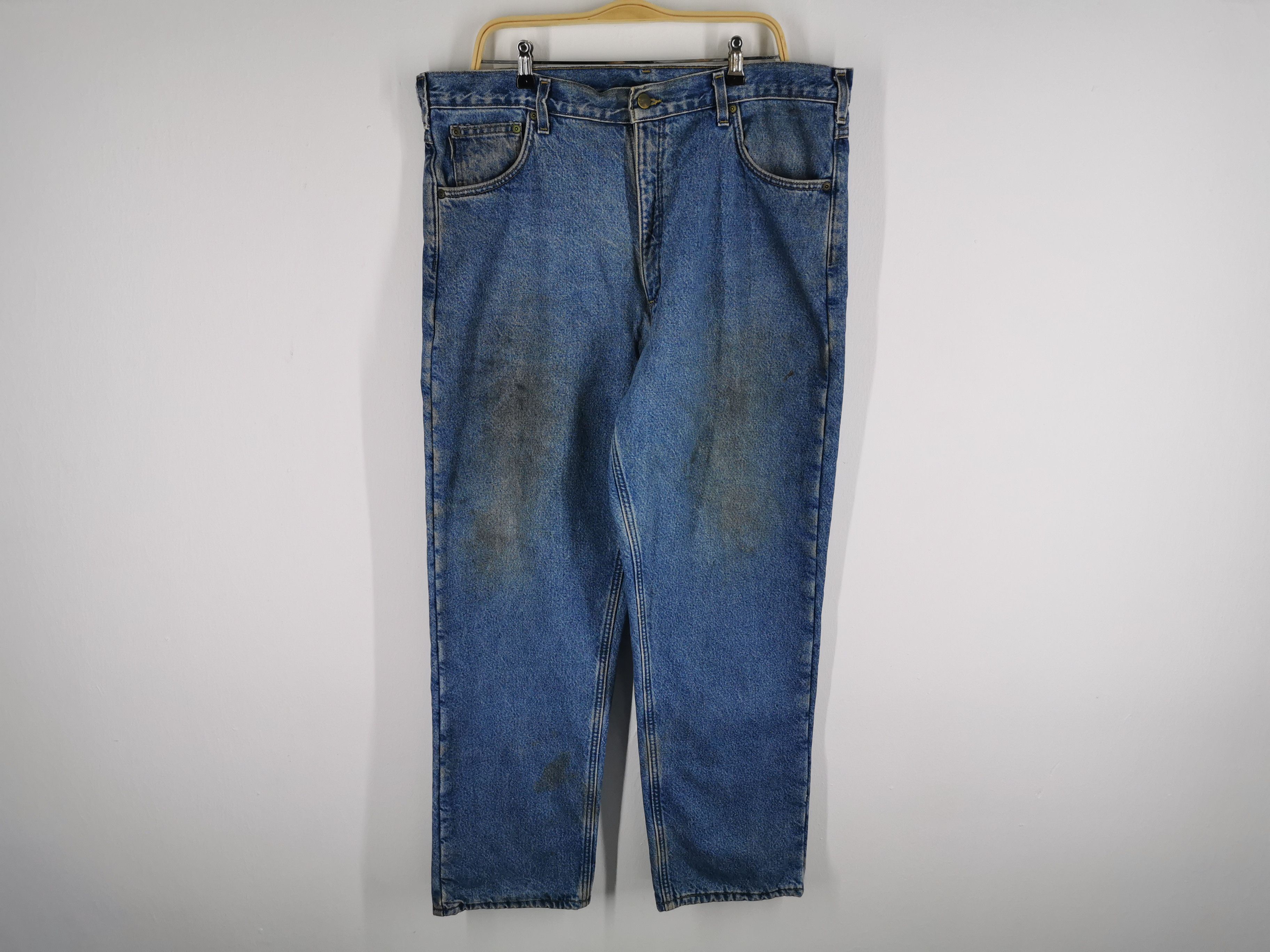 Carhartt Vintage 90s Carhatt Denim Jeans Size 40/38x32 Size US 40 / EU 56 - 1 Thumbnail