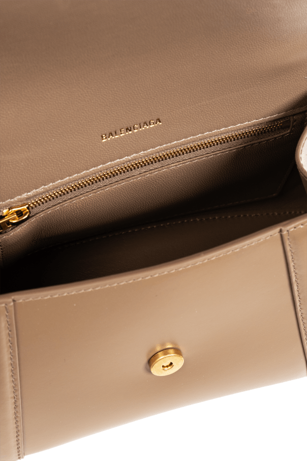 Balenciaga o1bcso1str1024 Size: OS / Hourglass Top Handle Bag Beige Size ONE SIZE - 5 Thumbnail