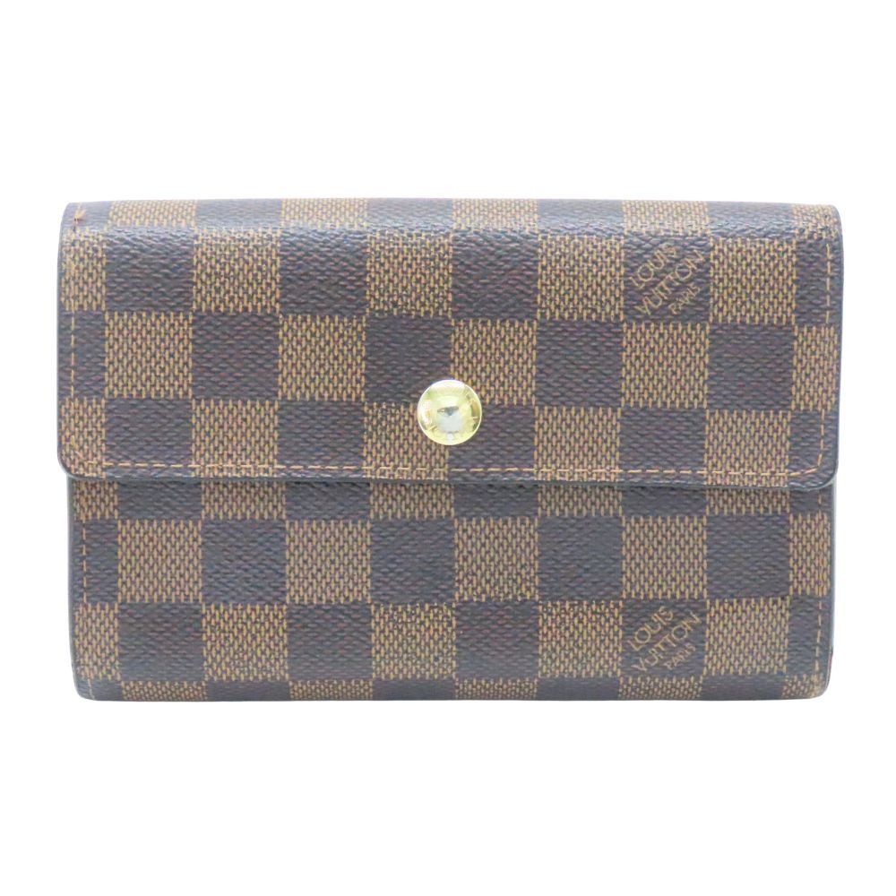 Louis Vuitton Louis Vuitton Portefeuille Alexandra Damier Trifold Wallet Canvas Short Wallet N63067 DUTY FREE for USA