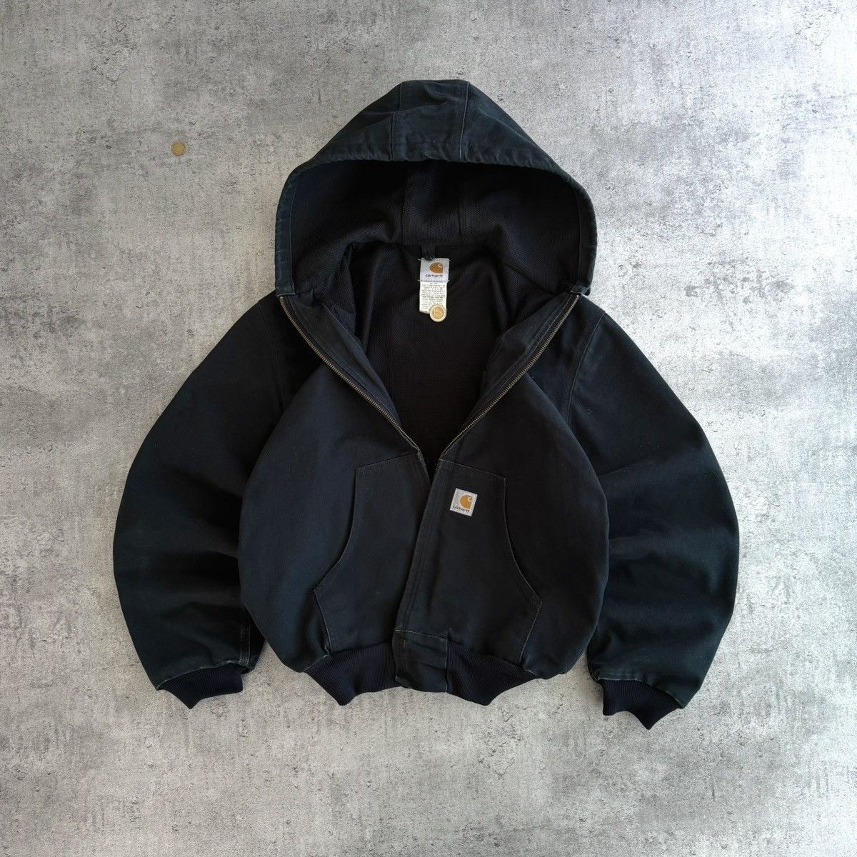 Carhartt Carhartt active jacket J150 BLK vintage boxy USA workwear 00 Size US M / EU 48-50 / 2 - 1 Thumbnail