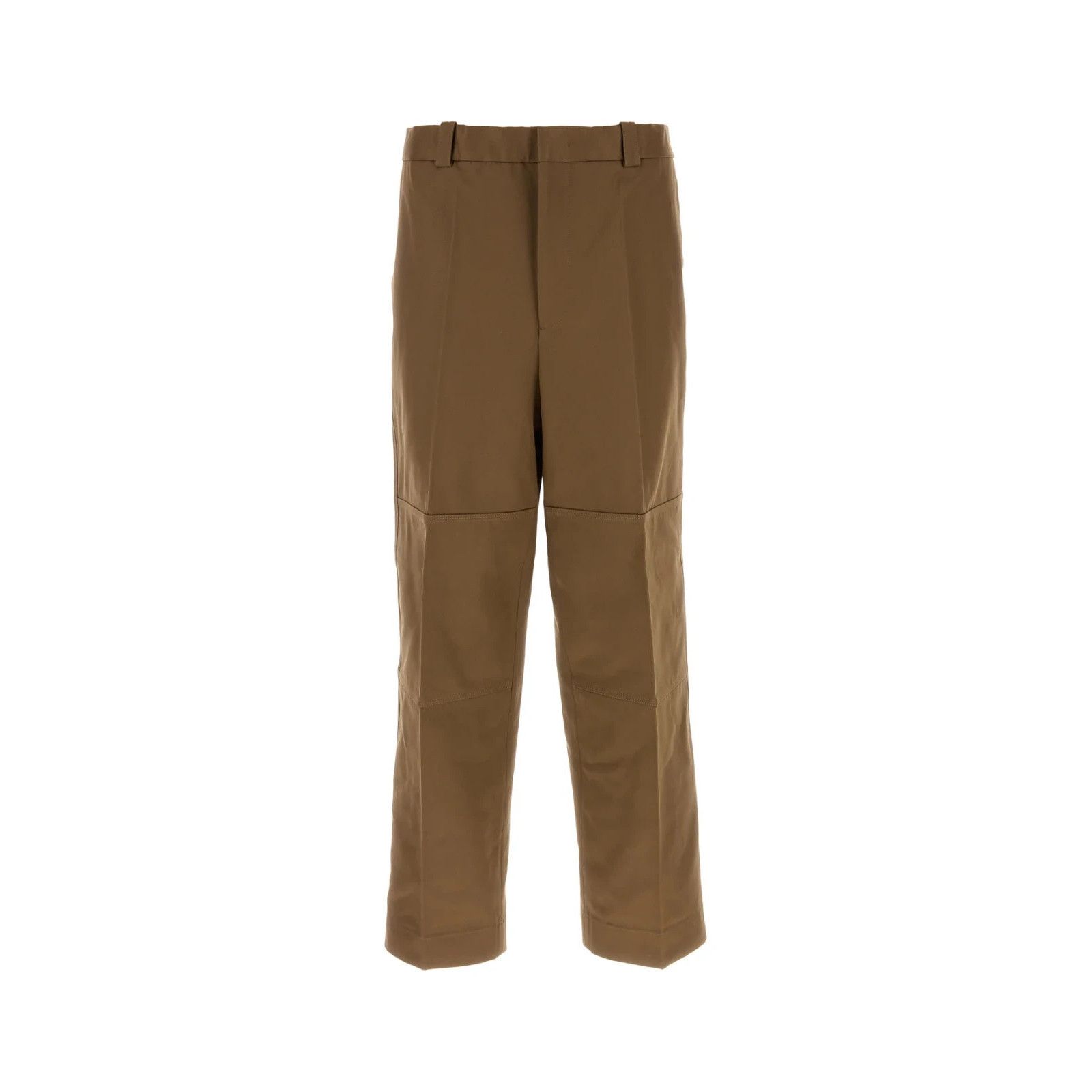 Jil Sander JIL SANDER Brown Twill Pants New & Authentic (Men's size:US Size US 36 / EU 52 - 1 Thumbnail