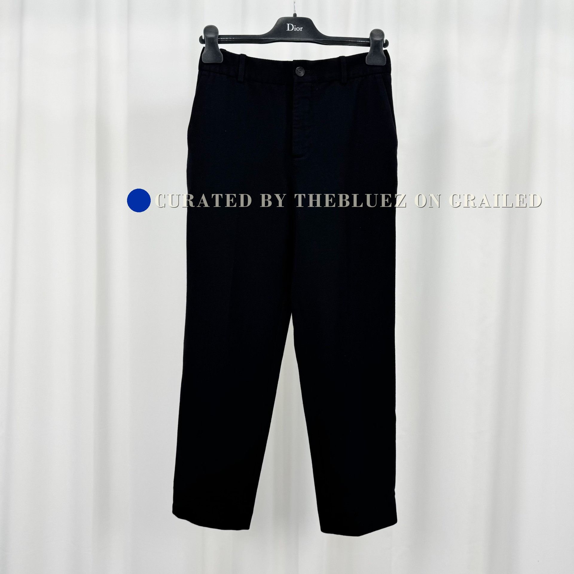 Balenciaga Balenciaga Black Wool Casual Pants Size 38" / US 16 / IT 52 - 1 Thumbnail