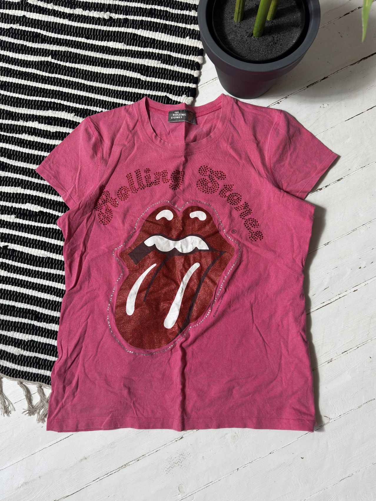 Other VINTAGE ROLLING STONES 2008 GLAM TEE SHIRT Size S / US 4 / IT 40 - 1 Thumbnail