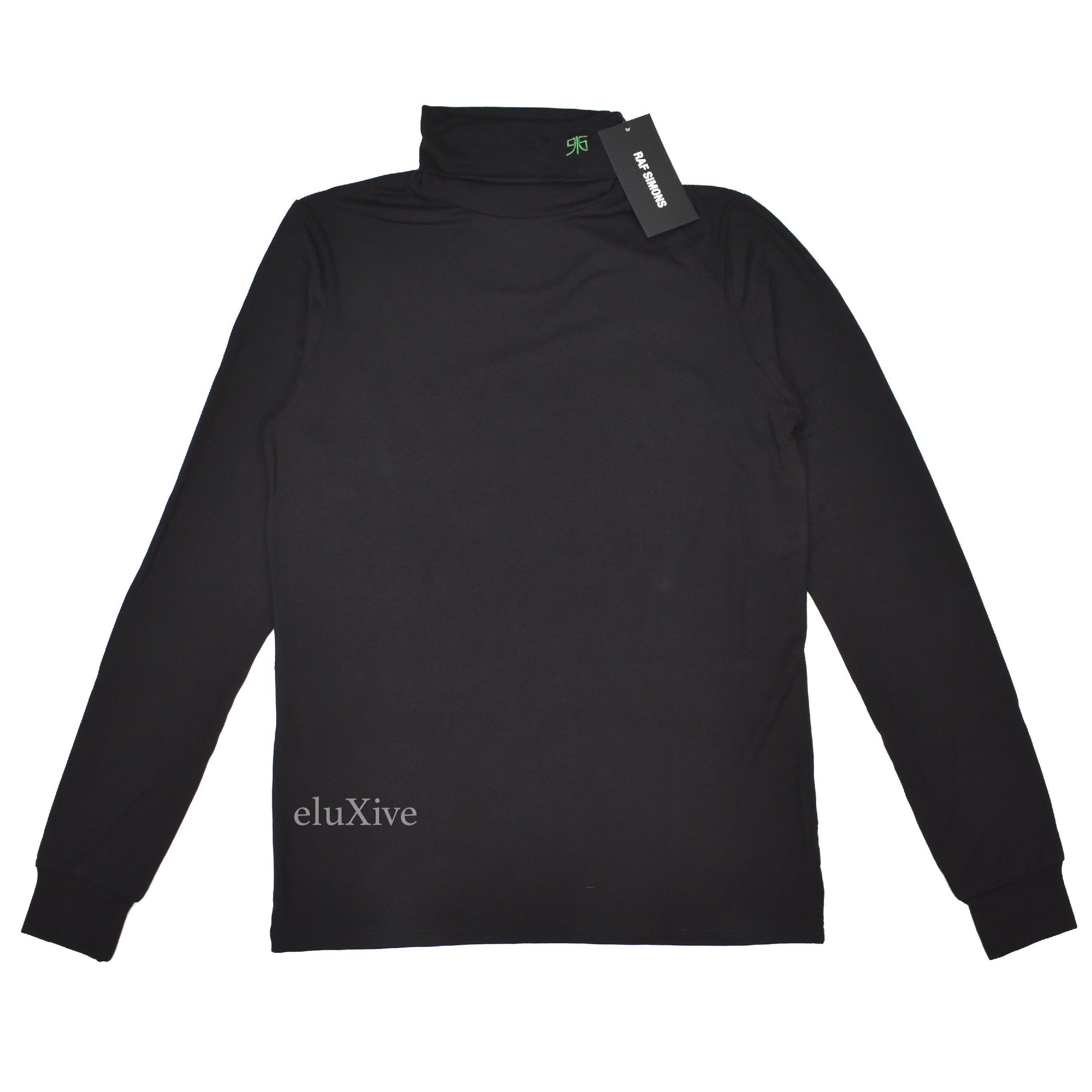 Raf Simons Black Roll Neck Shirt NWT Size US M / EU 48-50 / 2 - 1 Preview