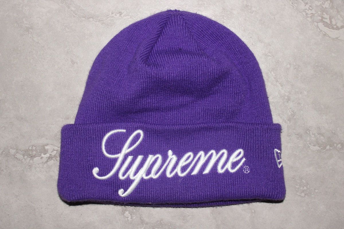 Supreme Supreme new era Script beanie Size ONE SIZE - 1 Thumbnail
