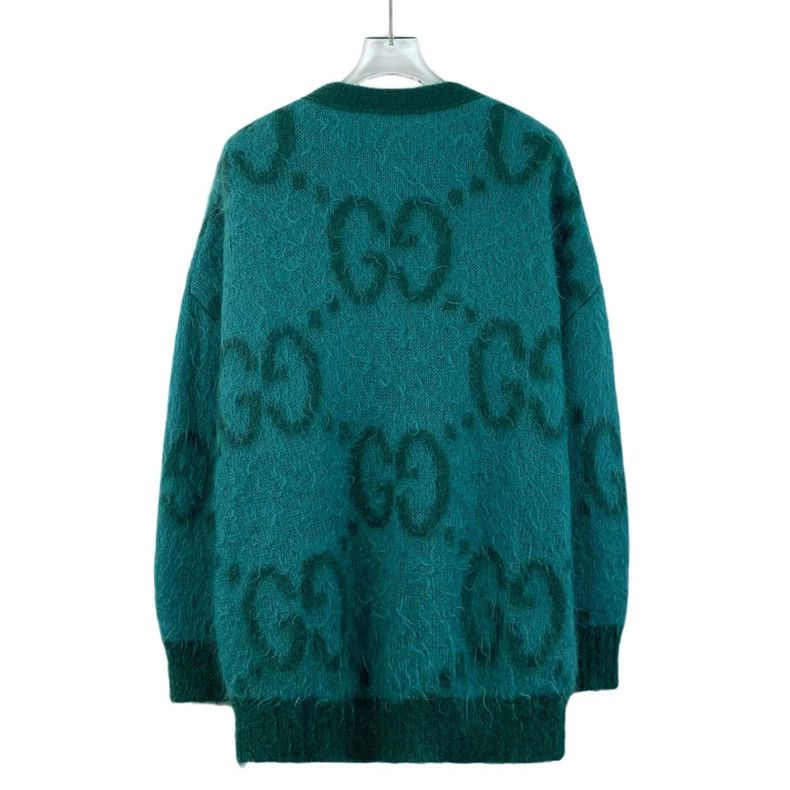 Gucci Gucci Color-blocking logo printed full-print horse sea wool Size XS / US 0-2 / IT 36-38 - 2 Thumbnail