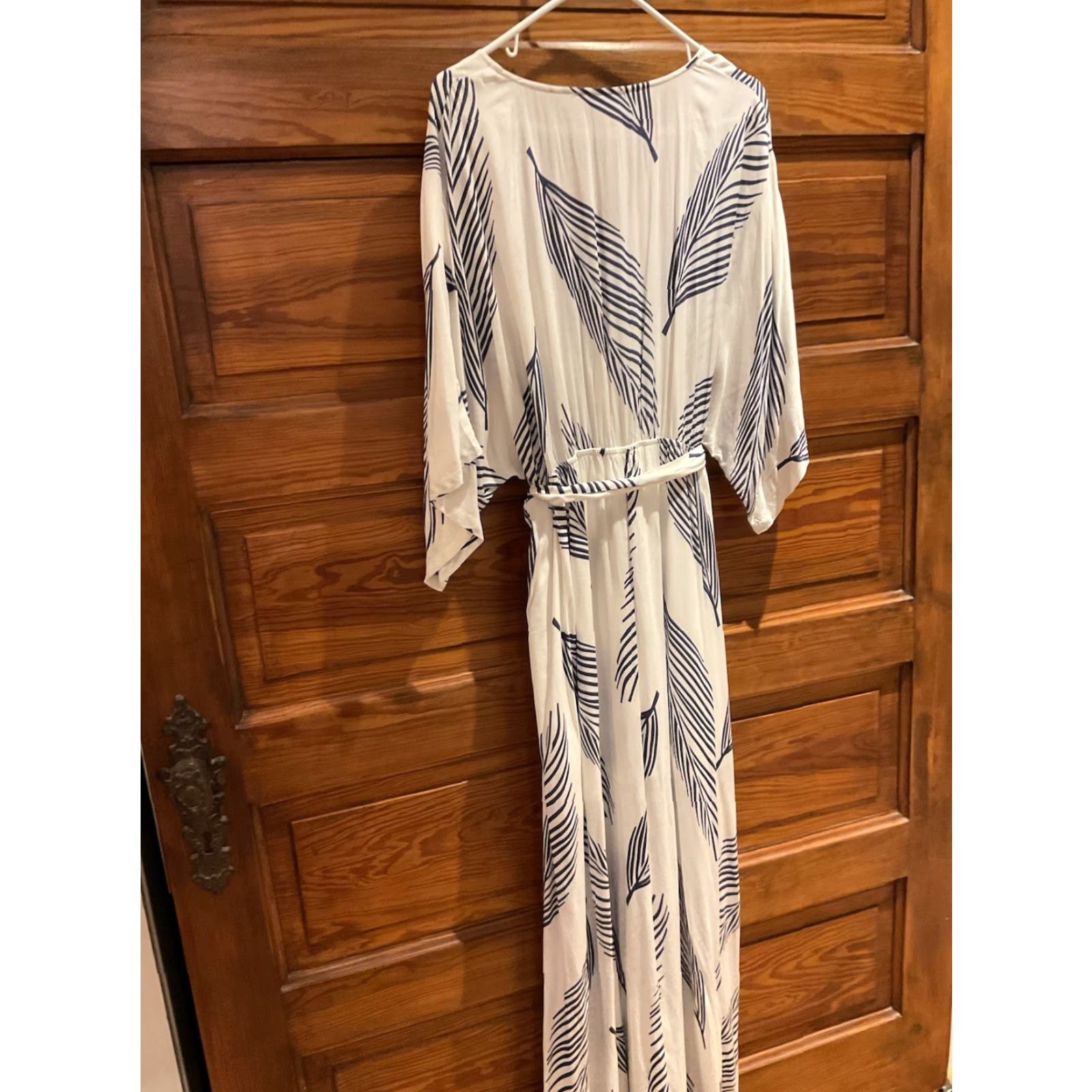 empire waist tiered maxi dress Blue Tiered Maxi Dress