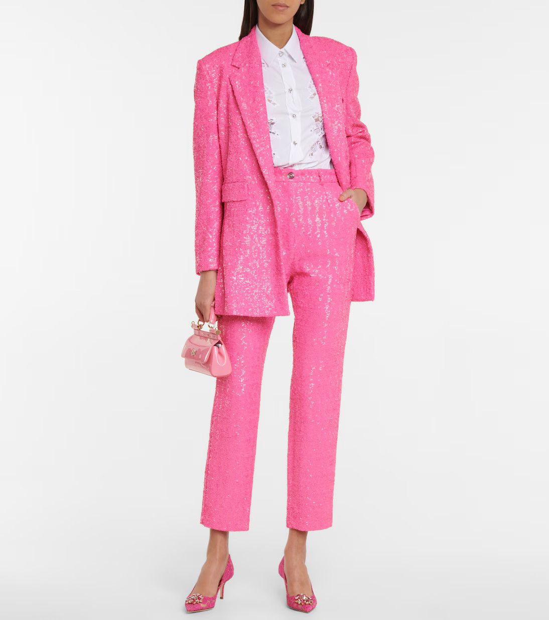 Dolce & Gabbana o1y0825 Blazer in Pink Size XS / US 0-2 / IT 36-38 - 5 Thumbnail