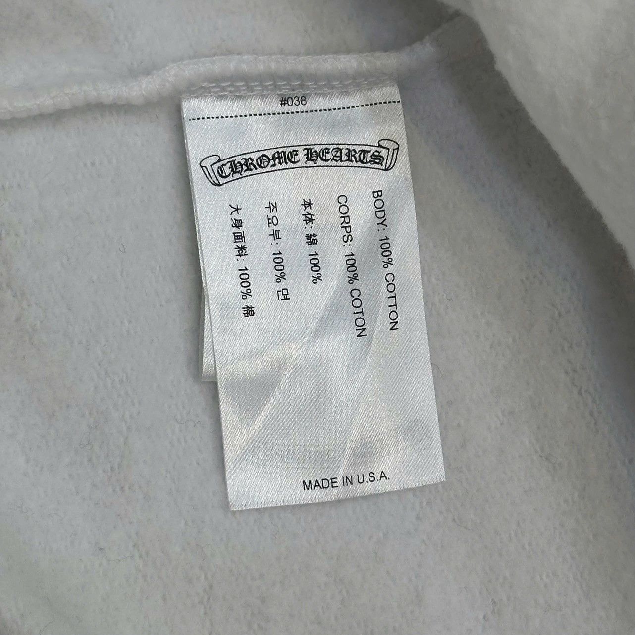 Chrome Hearts Chrome hearts Horse shoe sweater white Size US L / EU 52-54 / 3 - 7 Thumbnail