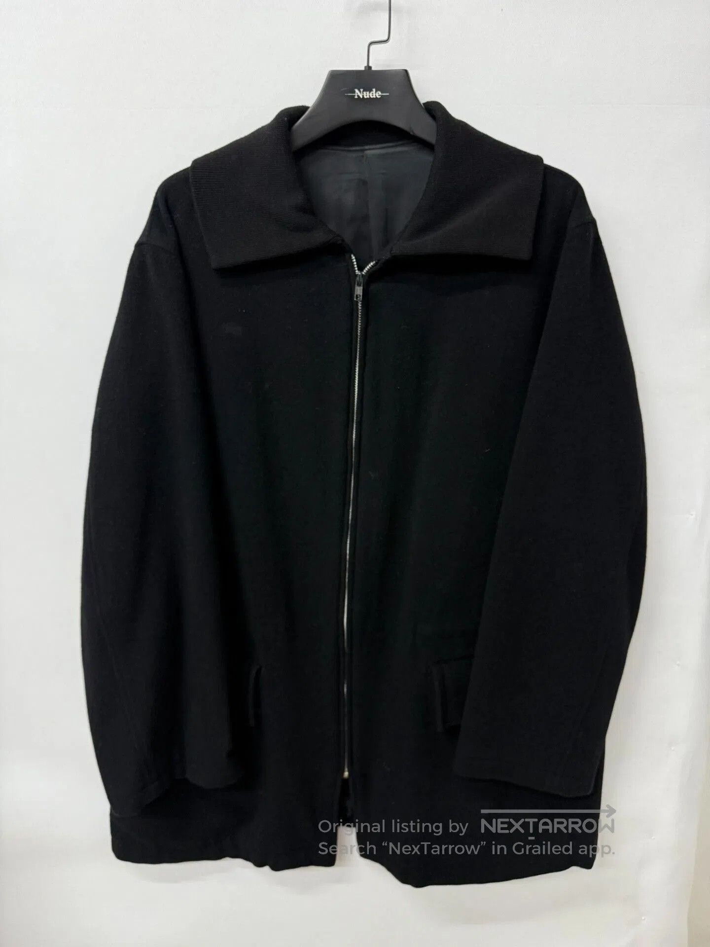 yohji yamamoto wool coat for men.