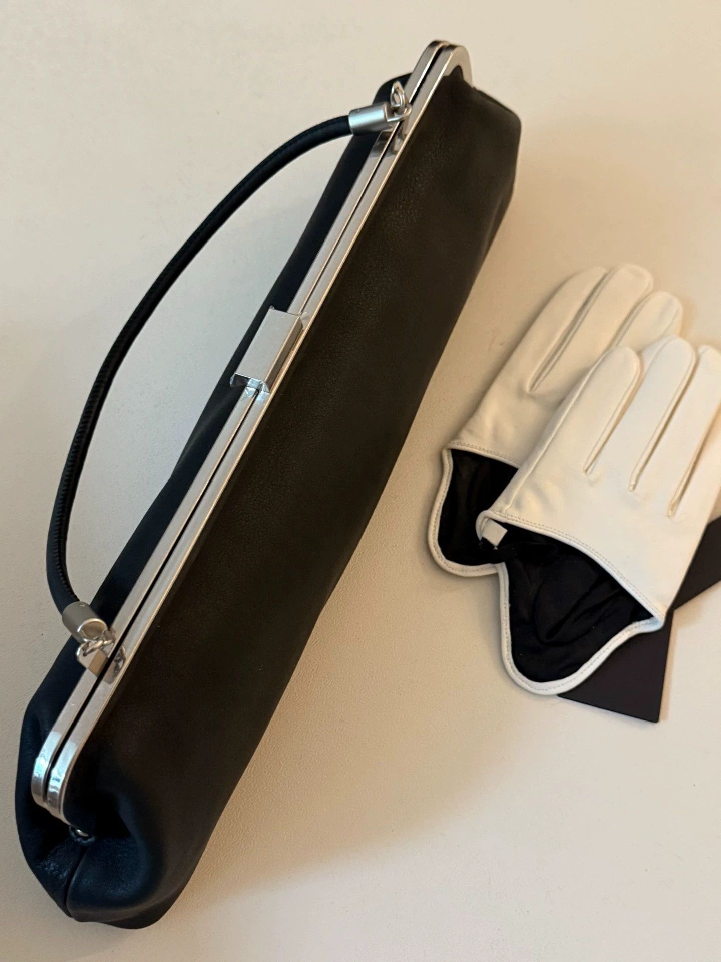 Other ENRICO BORINO SANDWICH 100% Cowhide Leather B&W New Bag Size ONE SIZE - 3 Thumbnail
