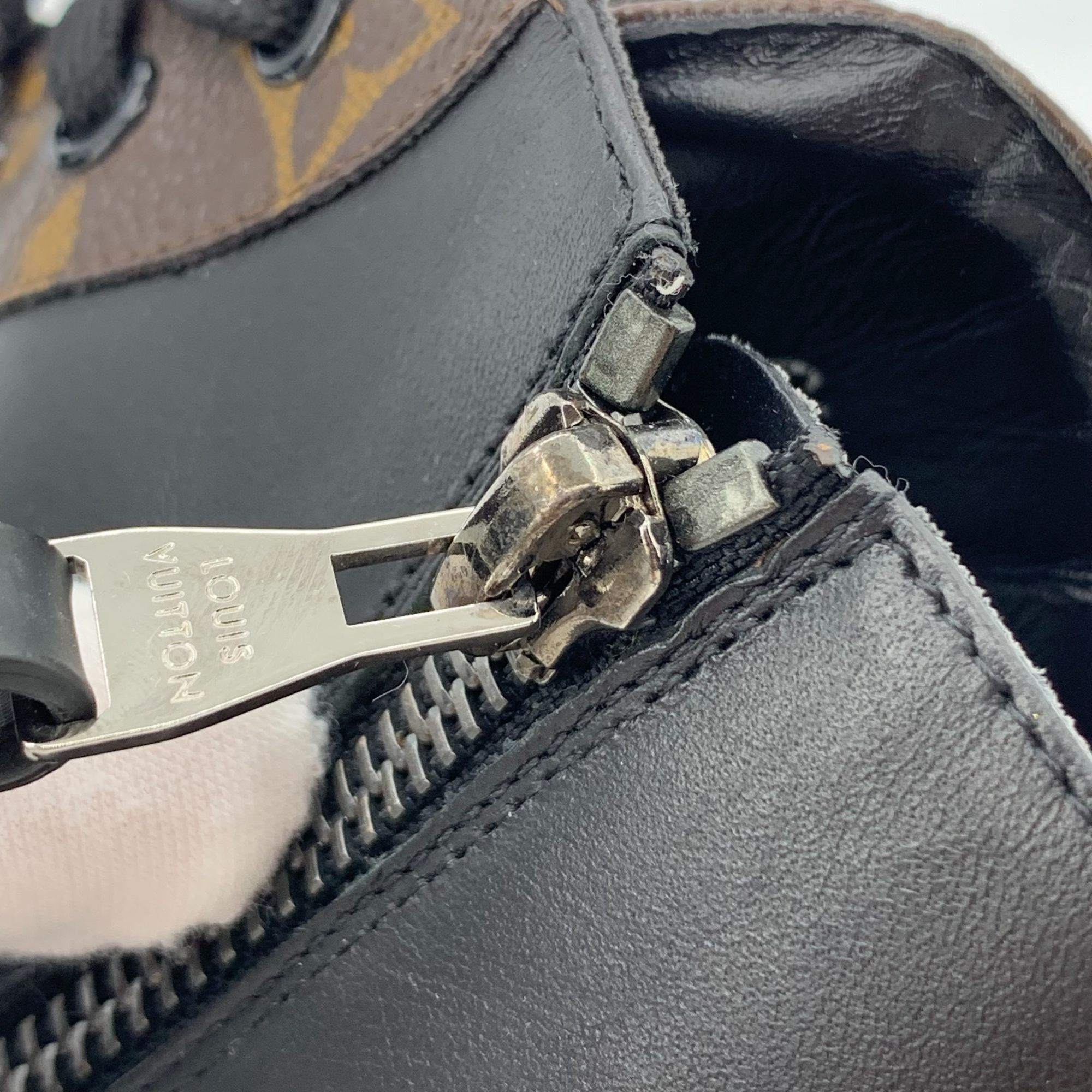 Louis Vuitton Louis Vuitton High-Top Monogram Sneakers With Side Zipper & Size US 6 / IT 36 - 5 Thumbnail