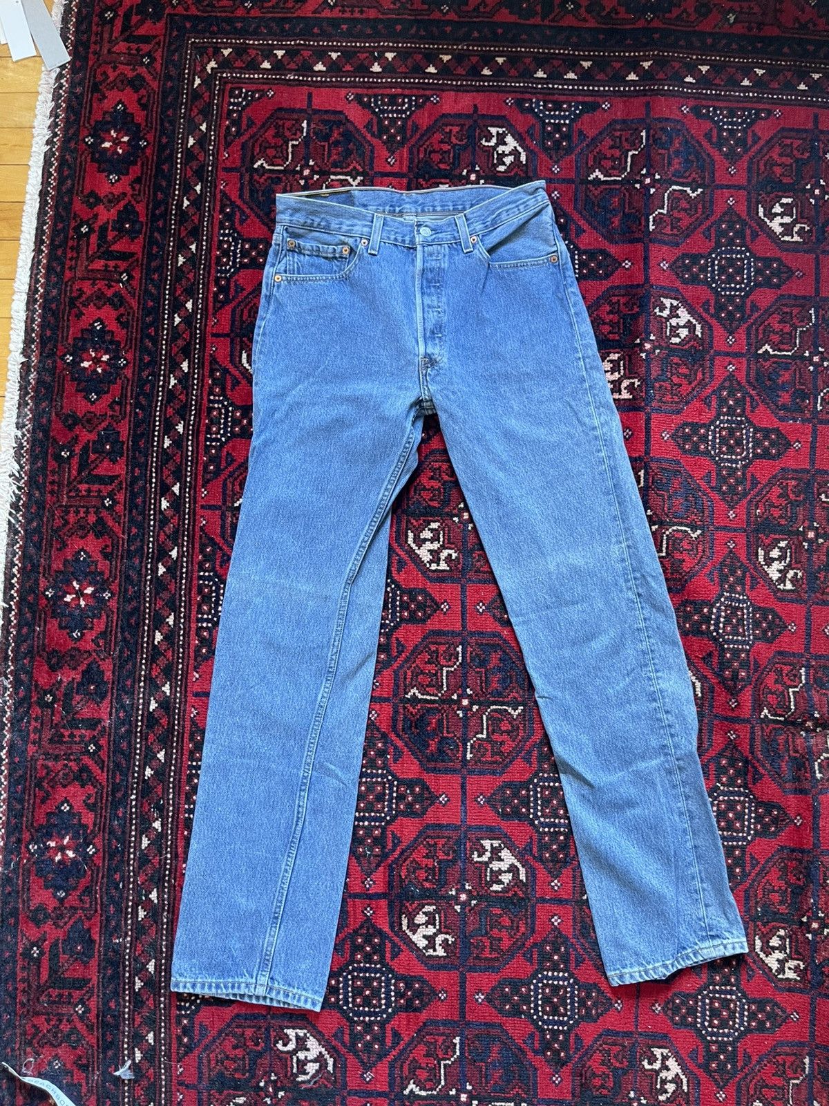 Vintage 90s Levi’s 501 Blue Jeans 32x34