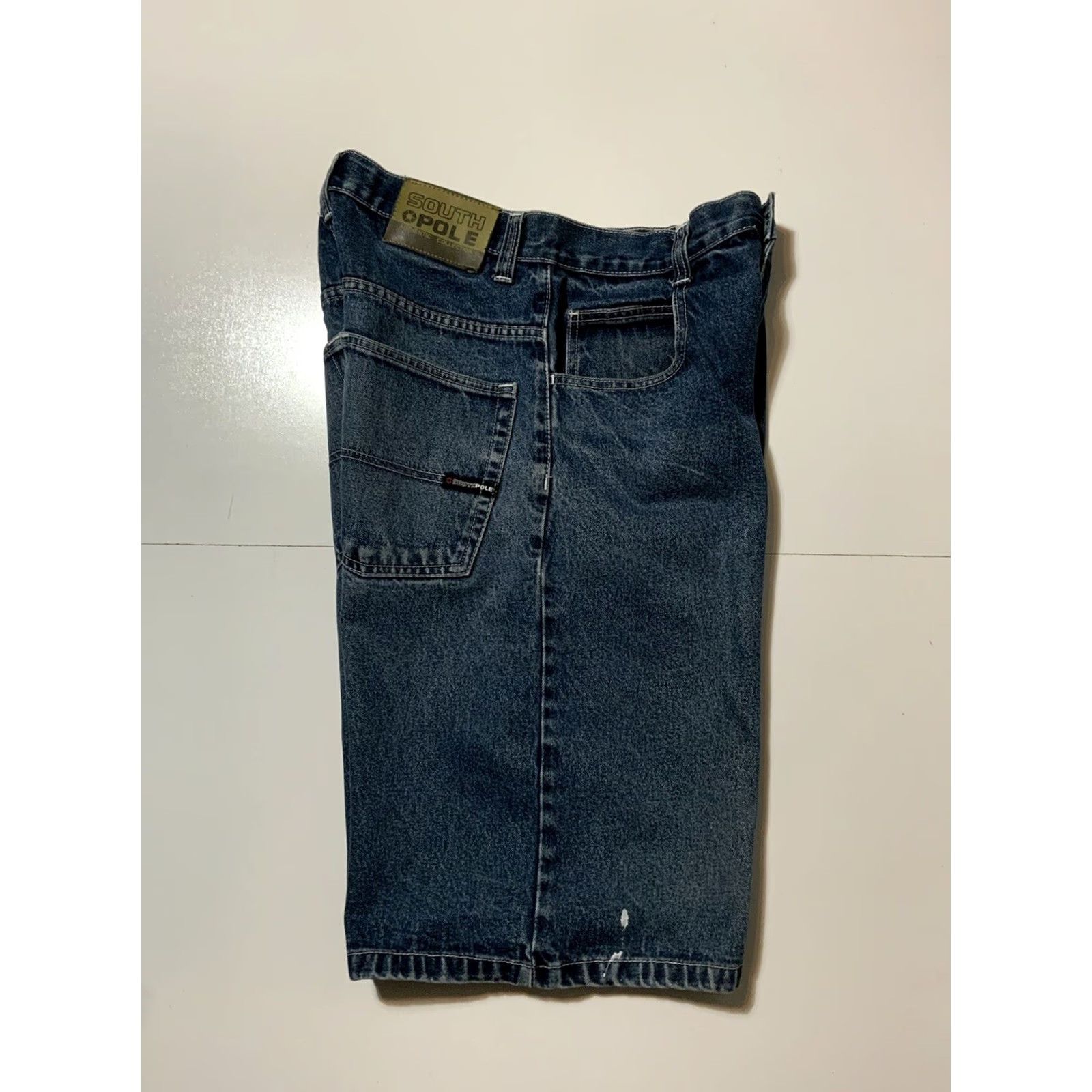 Southpole VINTAGE Southpole Denim Jean Shorts Baggy Hip Hop Y2K 2000s Sz.34 Men Blue Shorts Mens Jeans Baggy 34 Inseam 13.5 Outseam 25 Size US 34 / EU 50 - 3 Thumbnail