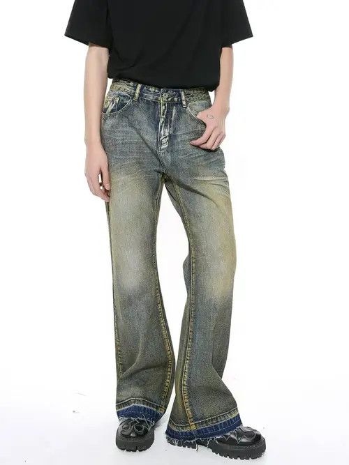 Japanese Brand Hirohata x Kin Washed Vintage Loose Drag Jeans Size US 30 / EU 46 - 4 Thumbnail