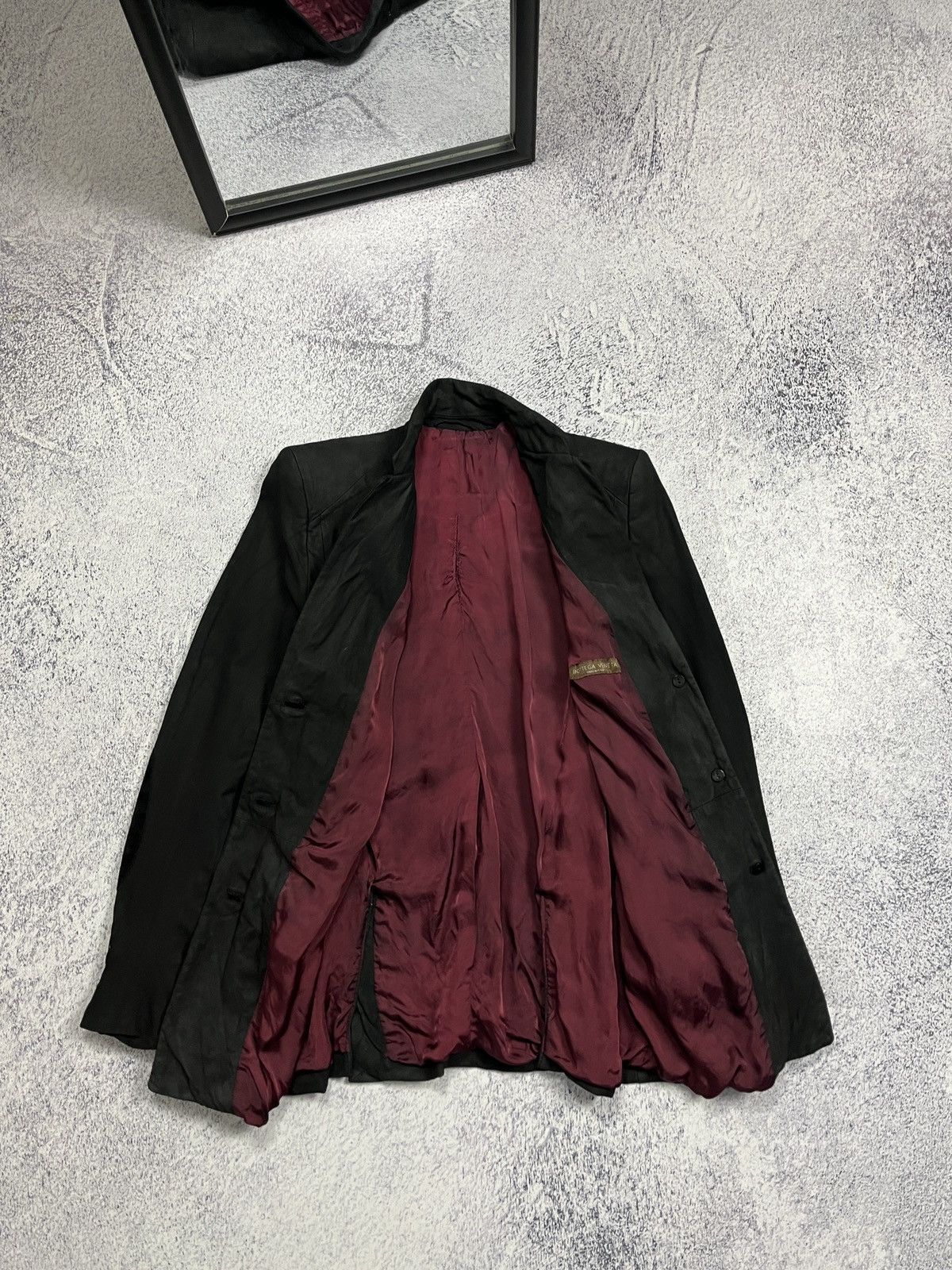 Bottega Veneta Bottega Veneta Women’s Blazer Black Leather Jacket Rare Size M / US 6-8 / IT 42-44 - 12 Thumbnail