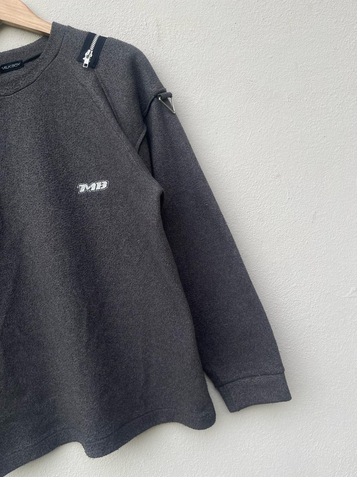 If Six Was Nine × Japanese Brand × Le Grande Bleu (L.G.B.) Milkboy Punk Bondage Style Sweatshirt Size US M / EU 48-50 / 2 - 8 Thumbnail