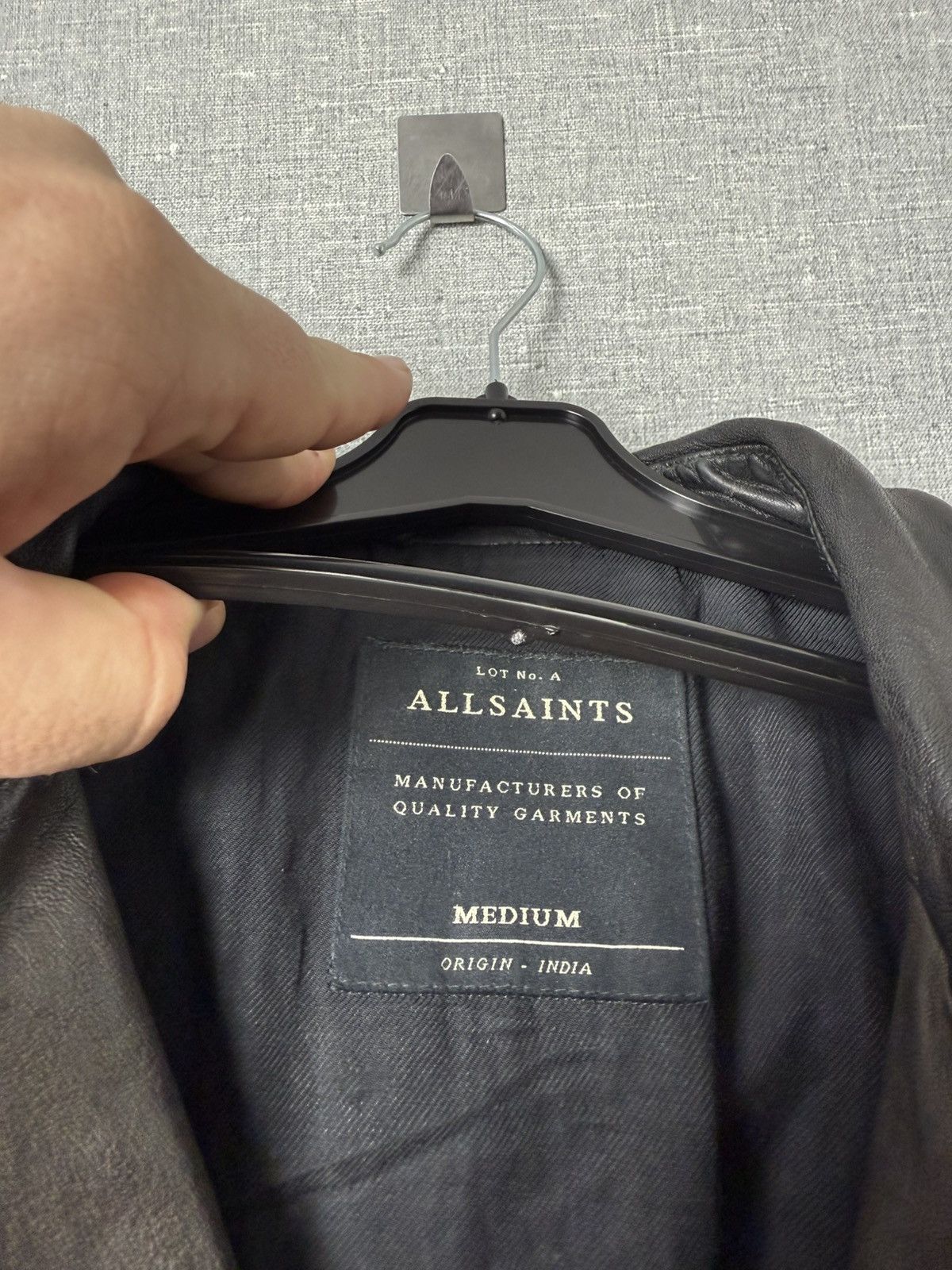 Allsaints AllSaints Conroy Distressed Brown Leather Biker Jacket Size US M / EU 48-50 / 2 - 21 Thumbnail