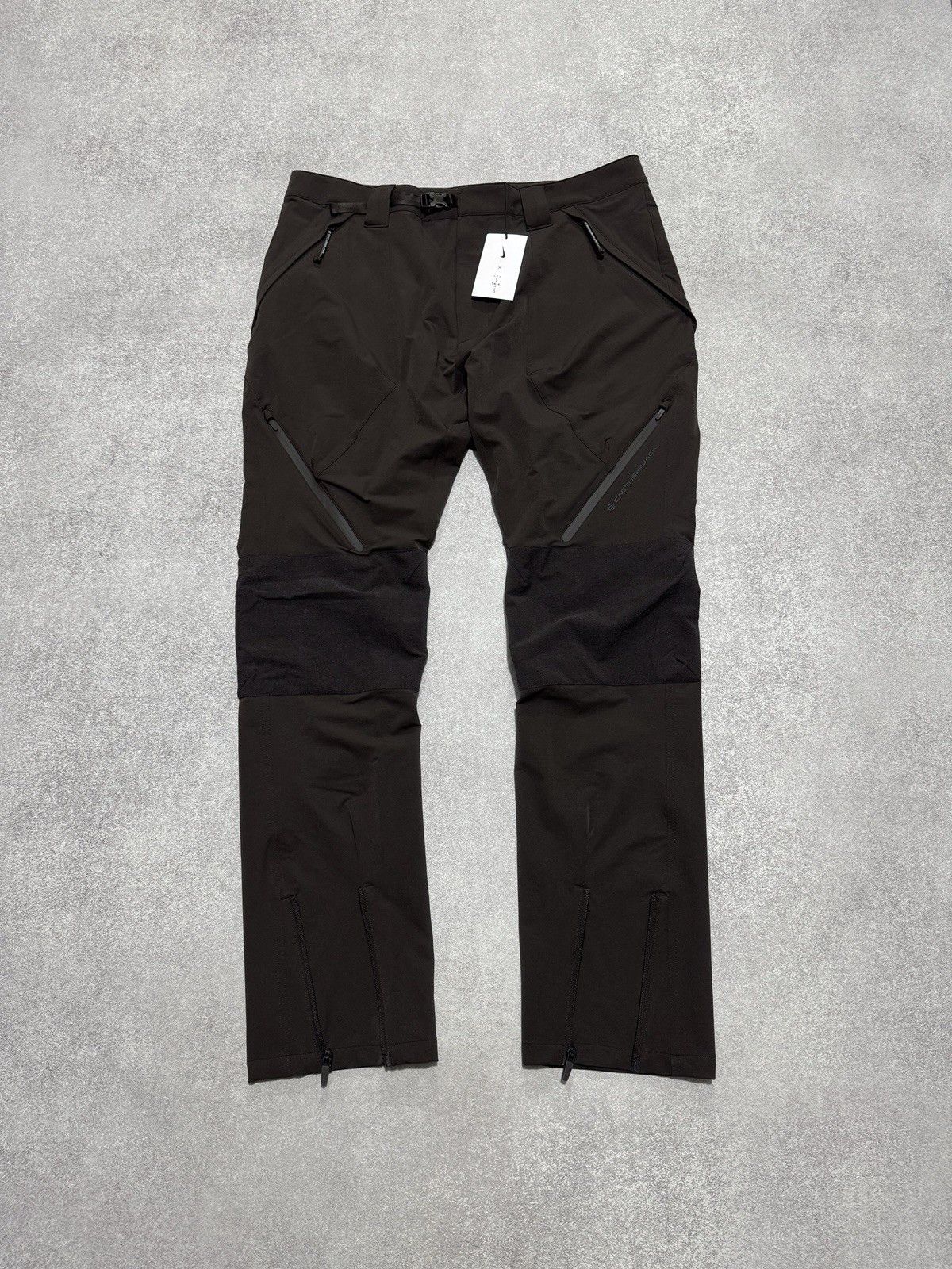 Nike × Travis Scott NWT Cactus Jack x Nike NRG BH Pant Lg Brown DM1280-220 Size US 34 / EU 50 - 2 Thumbnail