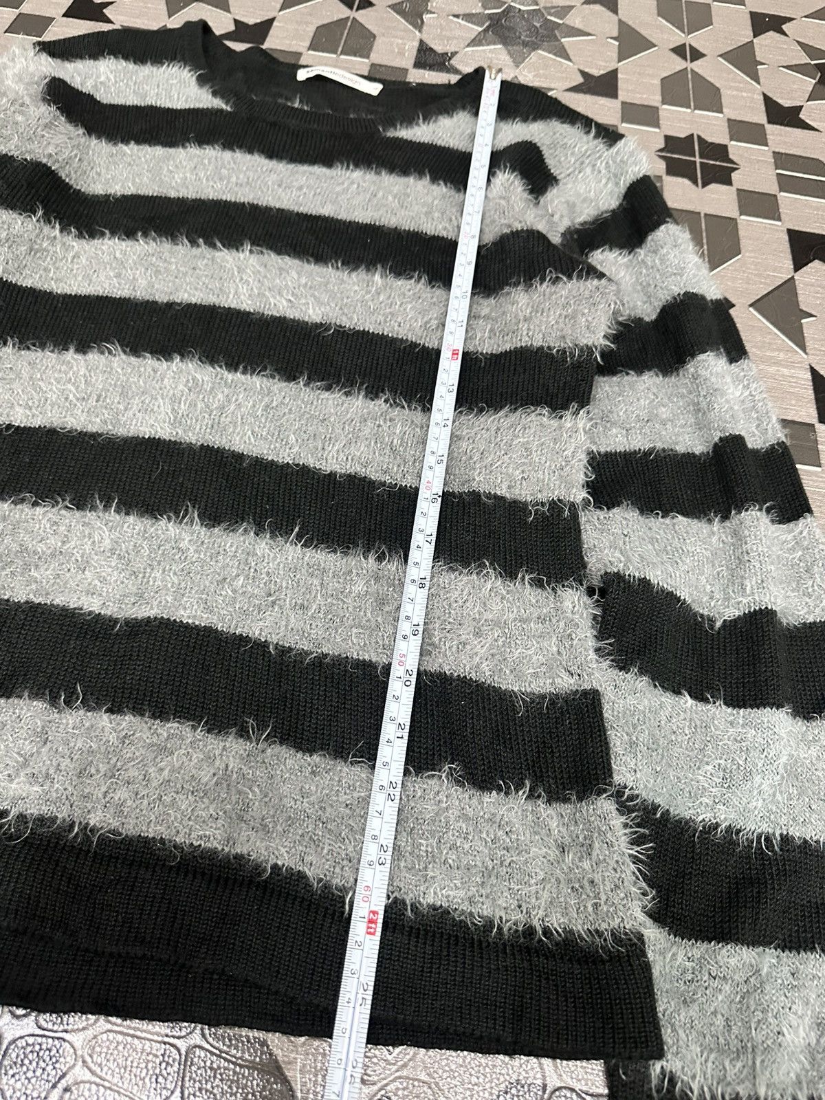 semanticdesign Semanticdesign Stripe Mohair Knitwear Size US L / EU 52-54 / 3 - 19 Thumbnail