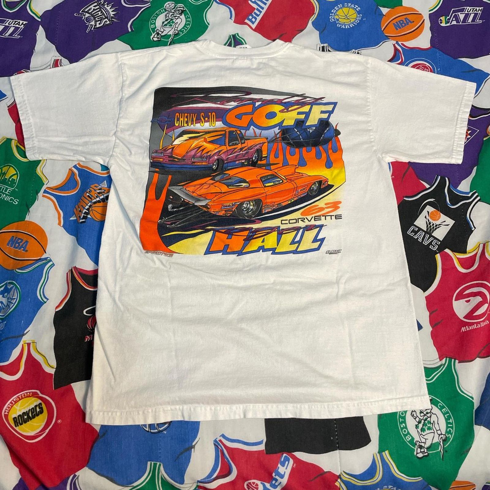 Chevrolet × Vintage Vintage 2000s Corvette Chevy S-10 Hotrod Car NASCAR Tee Size US M / EU 48-50 / 2 - 1 Thumbnail