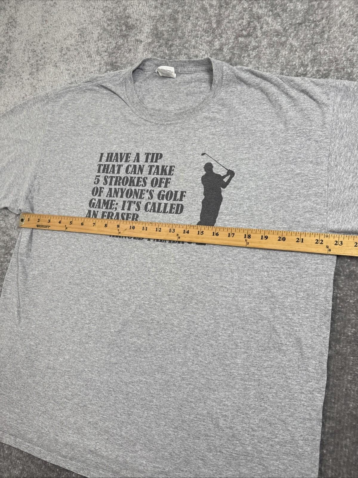 Fruit Of The Loom Vintage Golf T-Shirt Men’s Size XL Arnold Palmer Funny Humor Size US XL / EU 56 / 4 - 3 Thumbnail