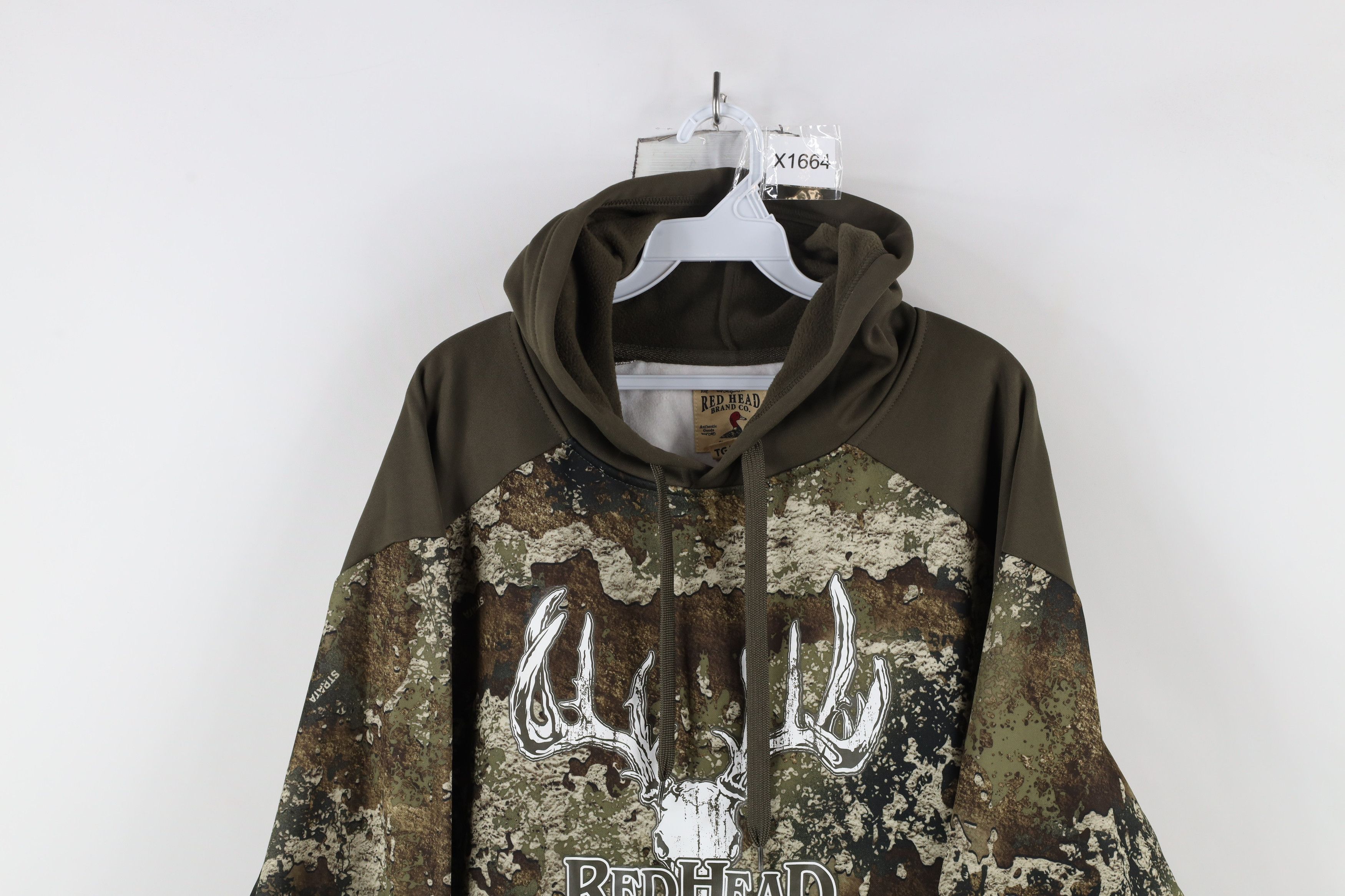 Vintage Vintage Y2K Streetwear Strata Camouflage Hoodie Sweatshirt Size US XL / EU 56 / 4 - 2 Thumbnail