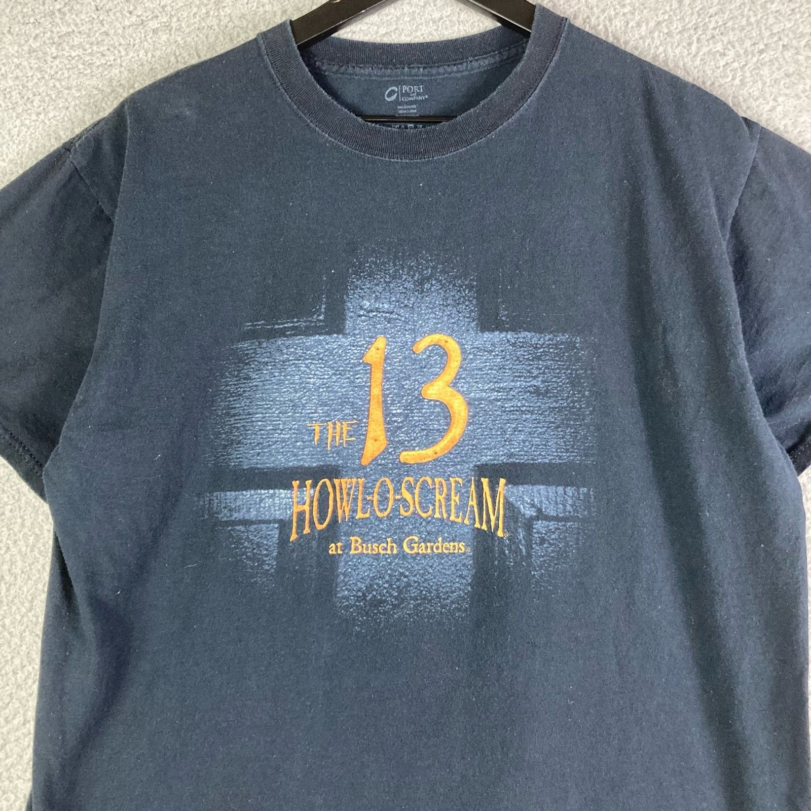 Other Busch Gardens Howl O Scream The 13 Halloween T-Shirt Mens L Size US L / EU 52-54 / 3 - 6 Thumbnail