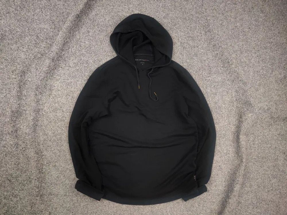 John Varvatos John Varvatos USA Design Black Cotton Blend Hoodie Vintage Size US S / EU 44-46 / 1 - 1 Thumbnail