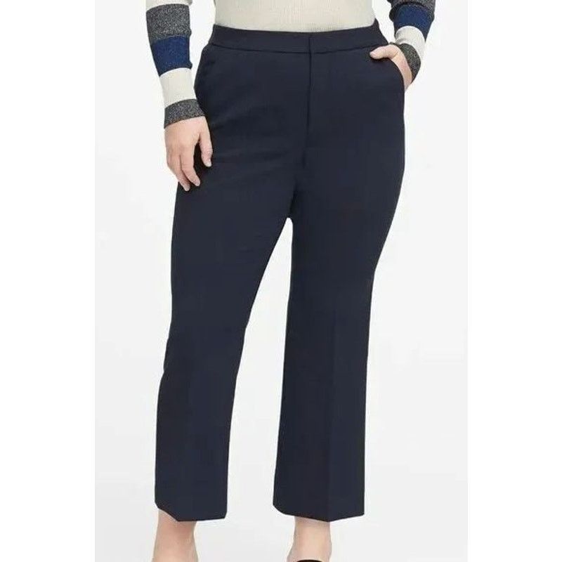 Banana Republic BANANA REPUBLIC Women's High rise Crop Flare Pants Size 18 L Size 40" / US 18 - 1 Thumbnail
