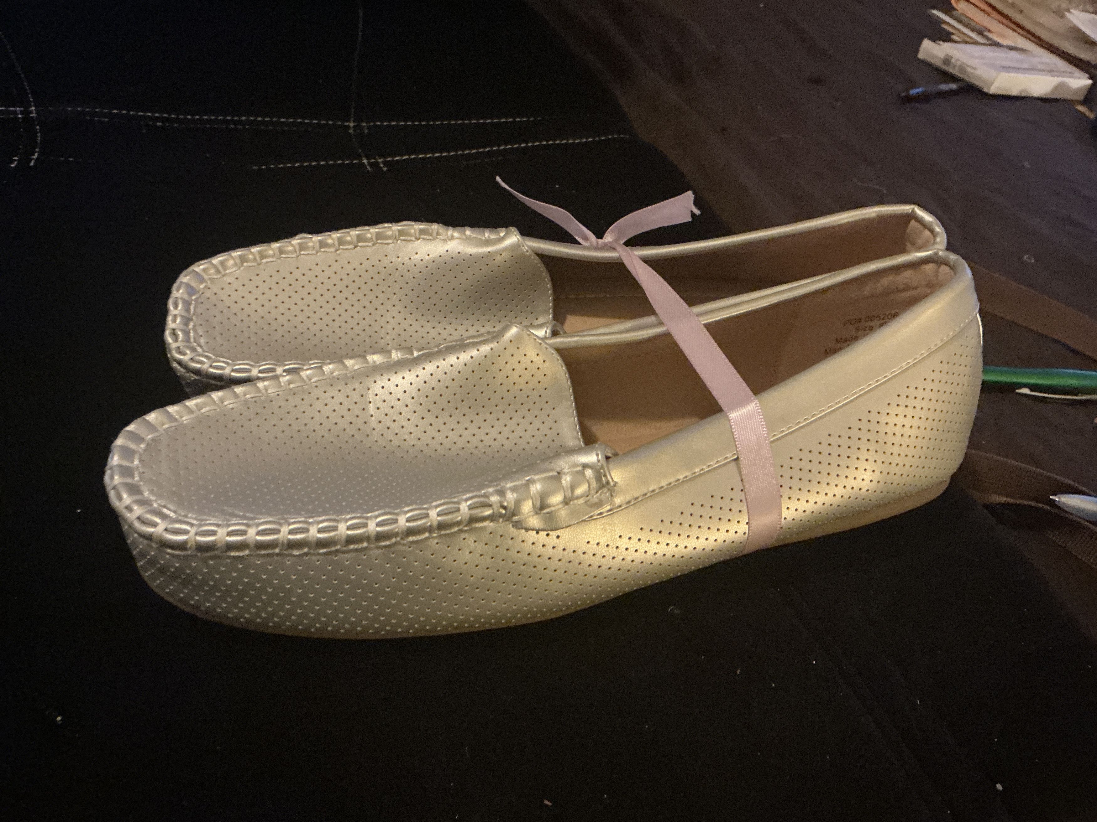 Other Silver Comfortfear Loafers Size 8 -, $40 OBO! Size US 8 / IT 38 - 13 Thumbnail