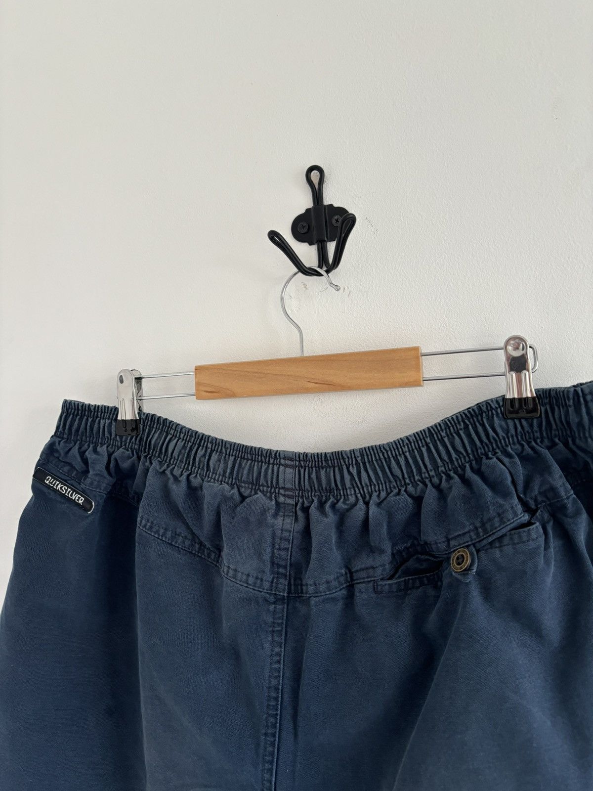 Japanese Brand × Quicksilver × Quiksilver Vintage Quicksilver Cotton Navy Shorts Size US 36 / EU 52 - 6 Thumbnail