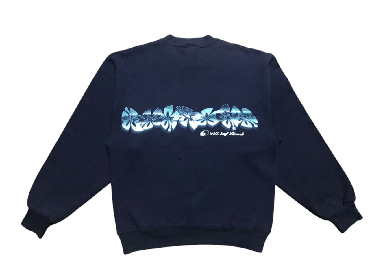 Vintage Vintage 90s T&C Surf Hawaii Flowers Crewneck Sweatshirt Usa Size US S / EU 44-46 / 1 - 2 Thumbnail