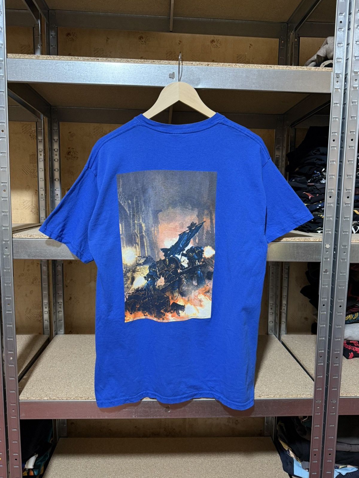 Playstation × The Game × Vintage Vintage 2007 Warhammer 40000: Squad Command Game T-Shirt Size US L / EU 52-54 / 3 - 2 Thumbnail